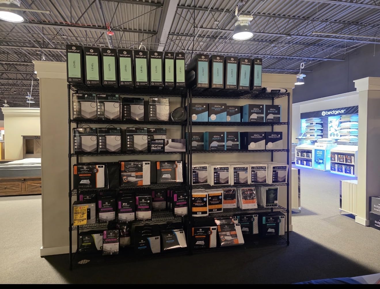 reibii 6-tier heavy duty wire shelving unit, 3840lbs storage shelf rack | 3840 lbs capacity,commercial grade,25mm steel rods,3 reinforcing posts/layer,powder-coated,rust-proof,tool-free assembly customer photo 1