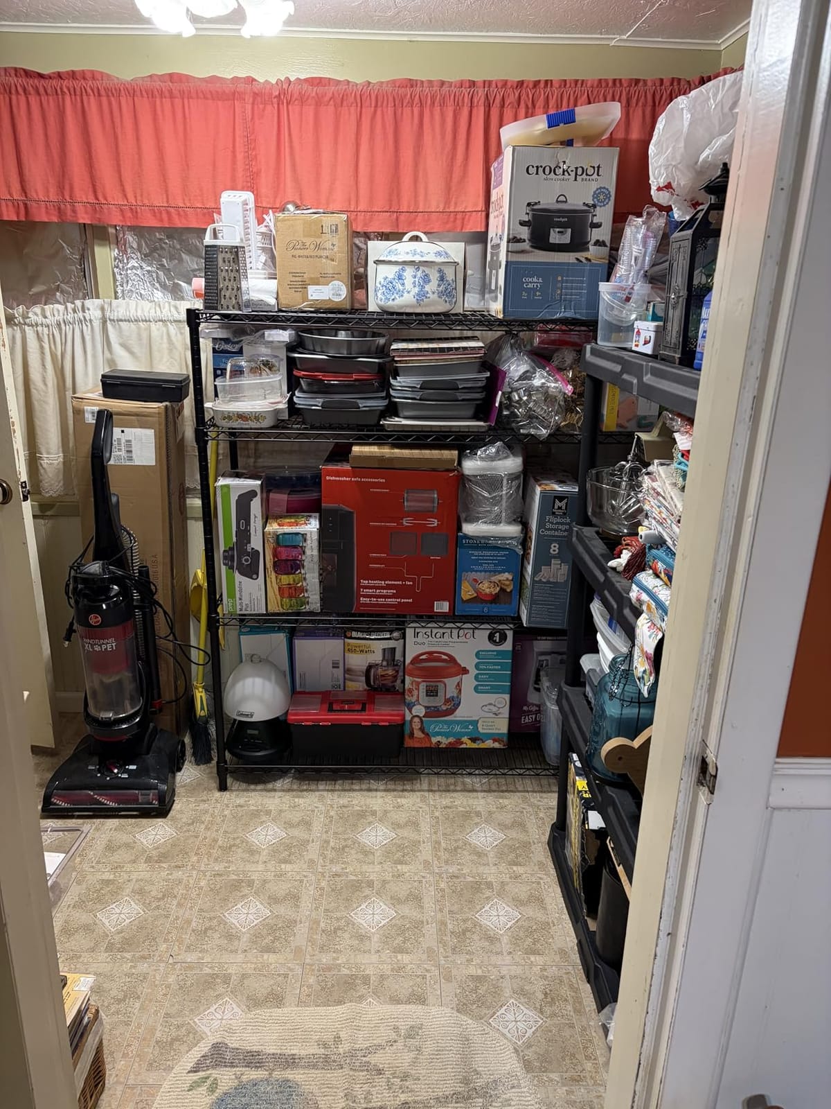 reibii 6-tier heavy duty wire shelving unit, 3840lbs storage shelf rack | 3840 lbs capacity,commercial grade,25mm steel rods,3 reinforcing posts/layer,powder-coated,rust-proof,tool-free assembly customer photo 2