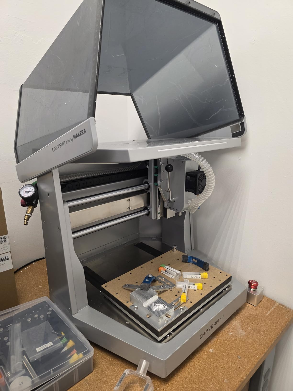 Carvera Air Desktop CNC Machine with Makera CAM, Enclosed Mini CNC Mill with Quick Tool Changer, Auto Probing, Closed-Loop Stepper Motor, High Precision 3 Axis for DIY Makers Workshops Metal Wood PCB customer photo 2