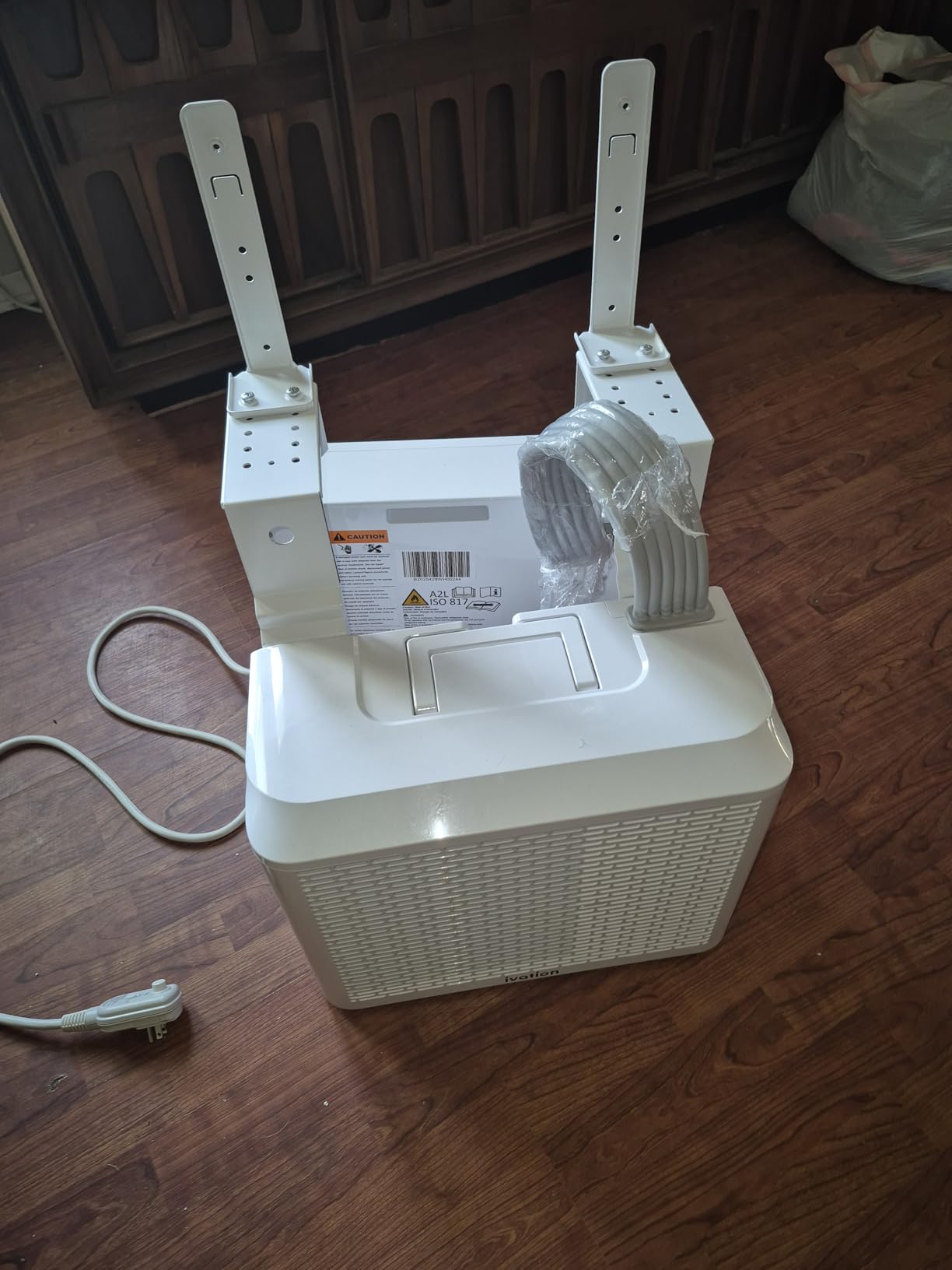 Ivation 6,500 BTU Camper Air Conditioner | Portable Over-the-Window Sill AC, Fan & Dehumidifier for RV, Caravan & Motorhome | Digital Display, Temperature Control, Timer, Sleep Mode, Whisper Quiet customer photo 2