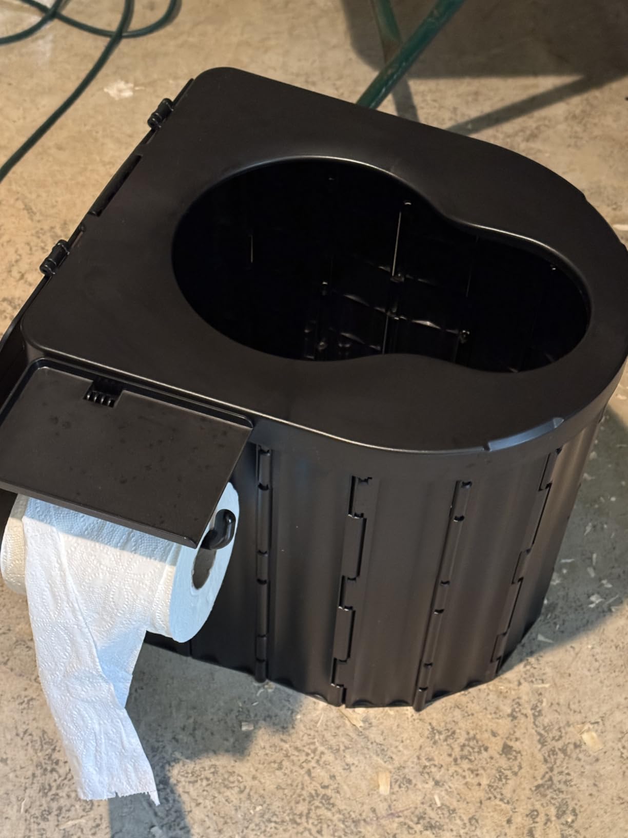 Portable Toilet with Urine Gel & Leak-Proof Bags - Odorless Camping Toilet for Adults & Kids, Outdoor Travel Potty with Ergonomic Design customer photo 2