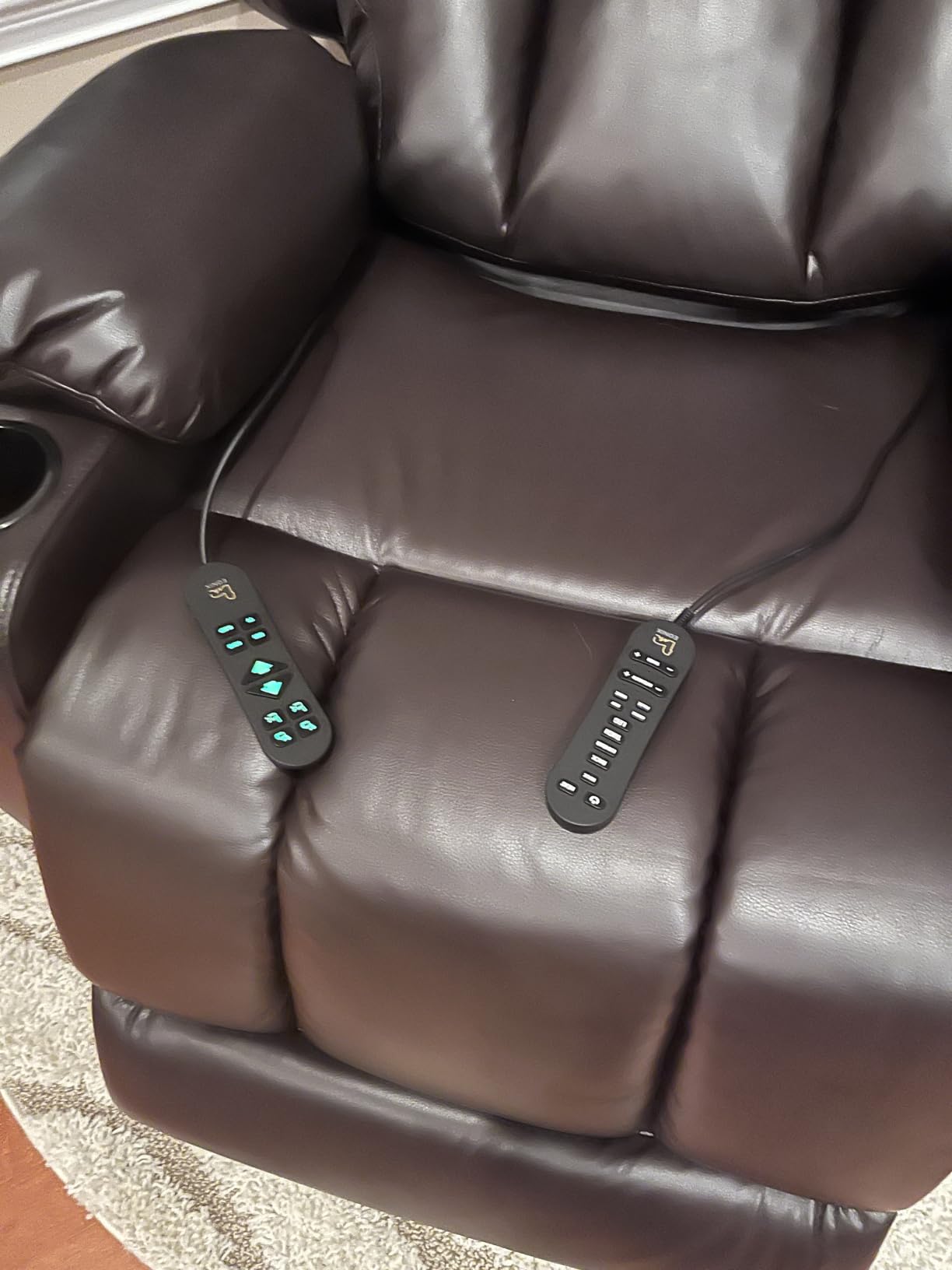 EONIX Power Lift Recliner Chair for Seniors, 400 lb, Stand Assistance | Electric Recliner with USB Ports, Independent back & footrest, Lay Flat, Infinite Position, Cup Holder & Side Pockets customer photo 2