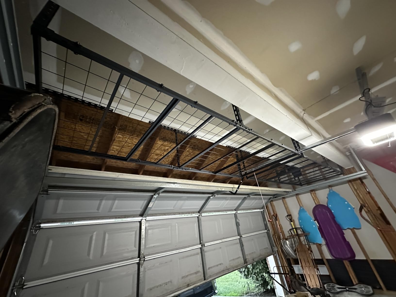4X8FT Overhead Garage Storage Rack 750LBS Capacity, 26