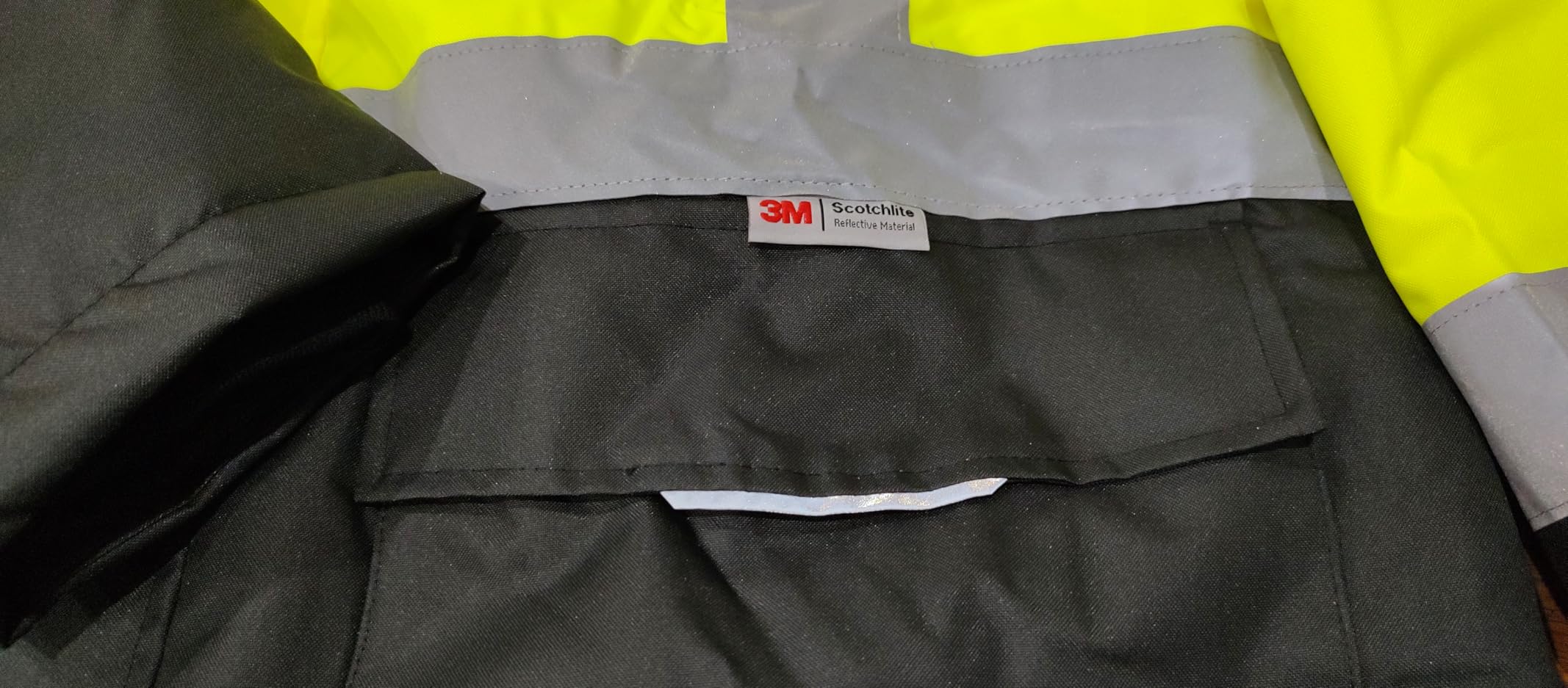 Heated Safety Hi-Vis Parka Jacket for Men, with 7 Heating Zones, Class 3, Waterproof, 12V 15000mAh Battery customer photo 2