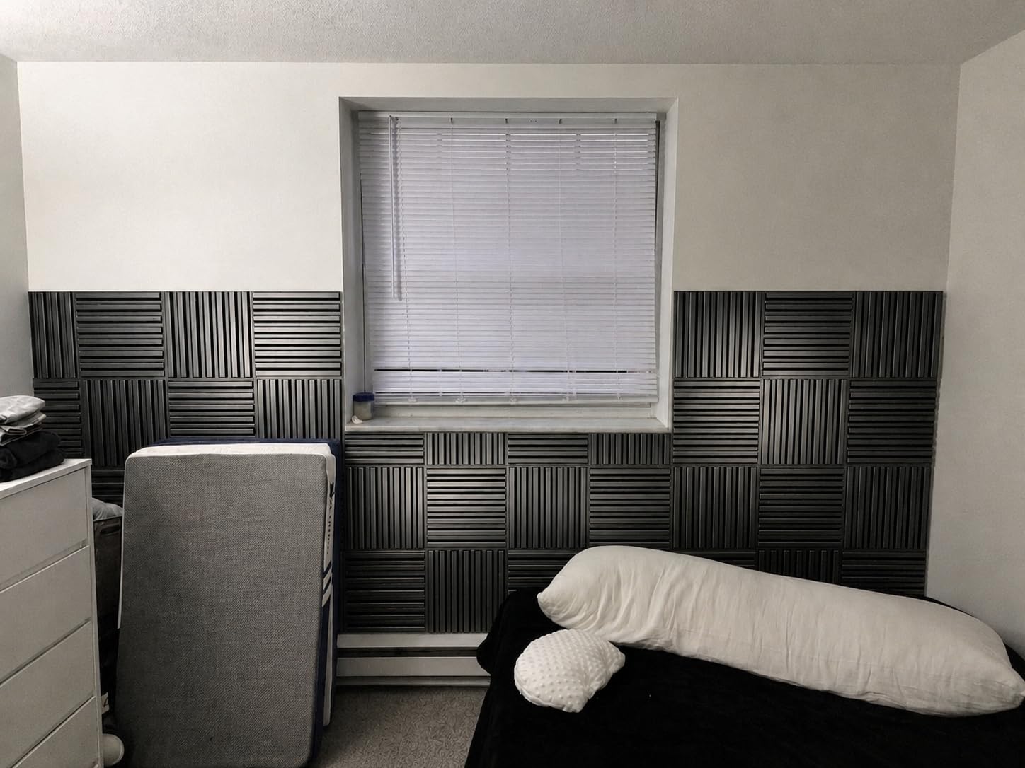 Heikki 30 Pack 3D Wall Panel for Interior Wall Décor, PVC Flower Textured Wall Panels for Living Room Bedroom Hotel Office, 11.8