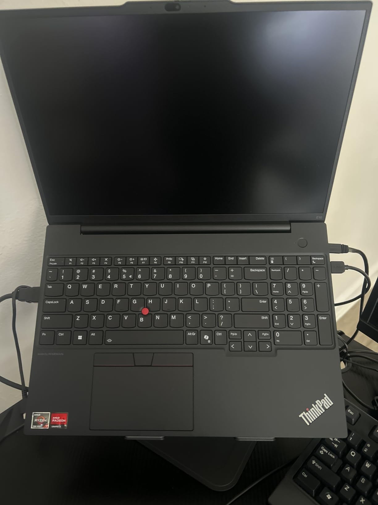 Lenovo ThinkPad E16 16 Ryzen 7 7735HS 16GB DDR5 512GB SSD Type-C Hub Laptop customer photo 2