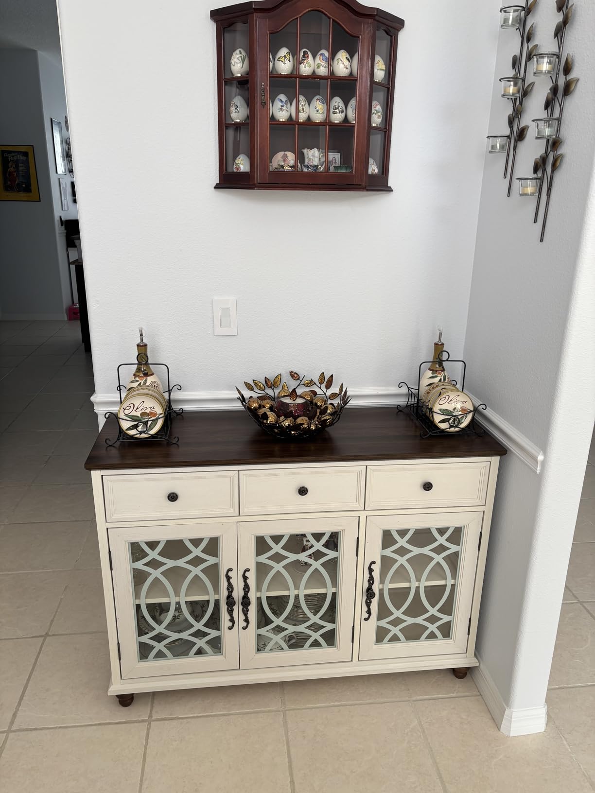 Joaxswe Farmhouse Sideboard Buffet Cabinet with Storage, 59