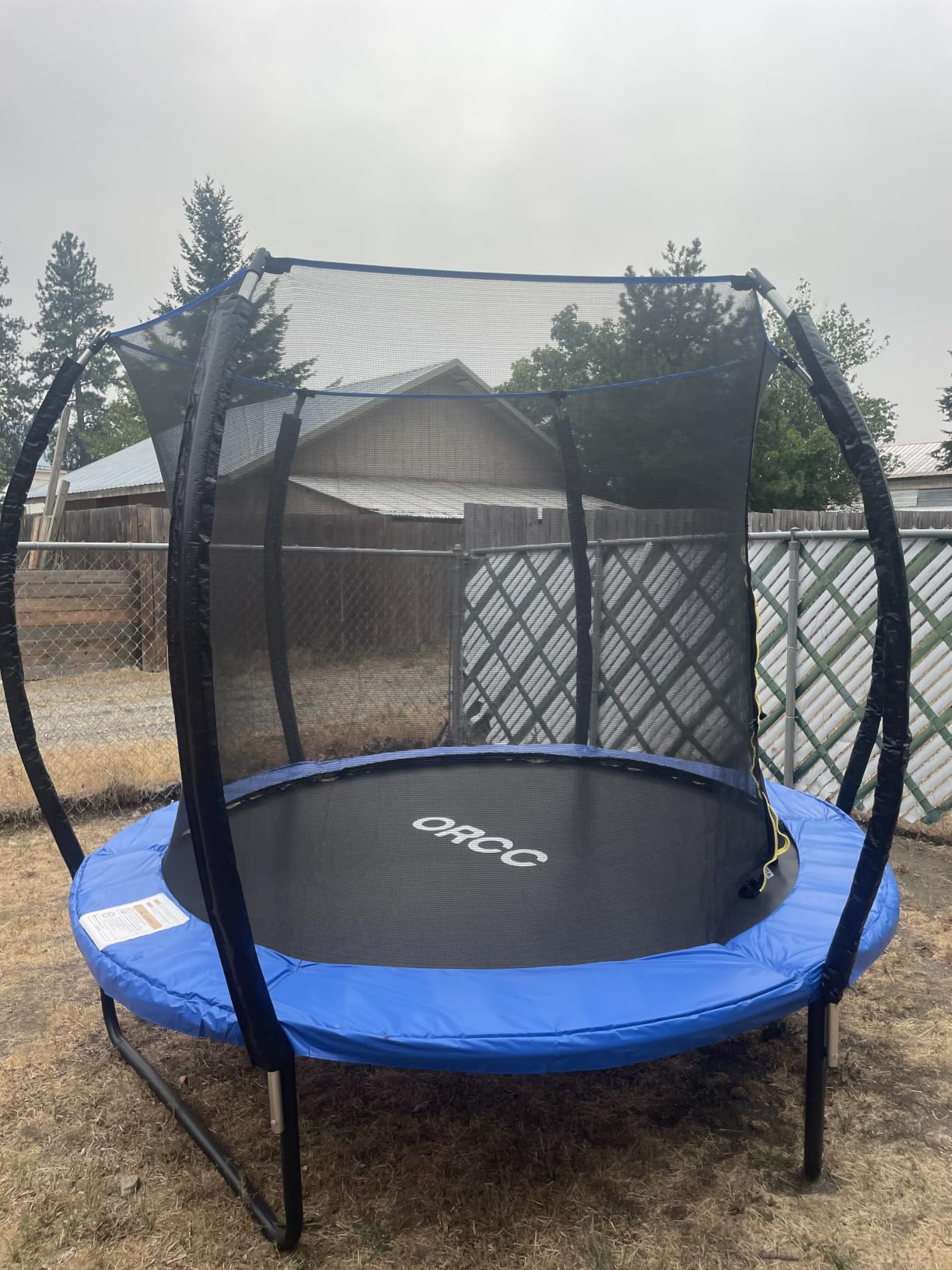 ORCC Kids Trampoline Outdoor 8FT-16FT with Enclosure, Non-Slip Ladder & Anti-Rust Coated Frame, 1200LBS Weight Capacity customer photo 2
