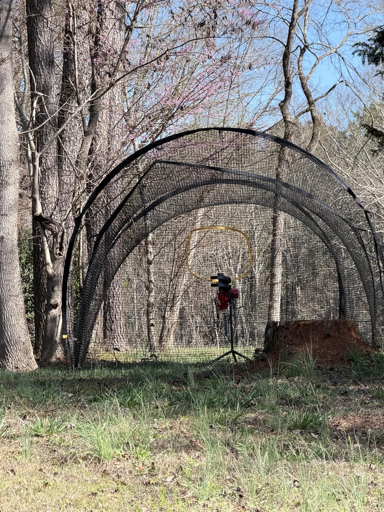 Baseball Batting Cage, 22x12x8Ft Baseball & Softball Hitting cage | Quick Setup, Sturdy & Durable, for Backyard Park, Portable Carry Bag customer photo 2