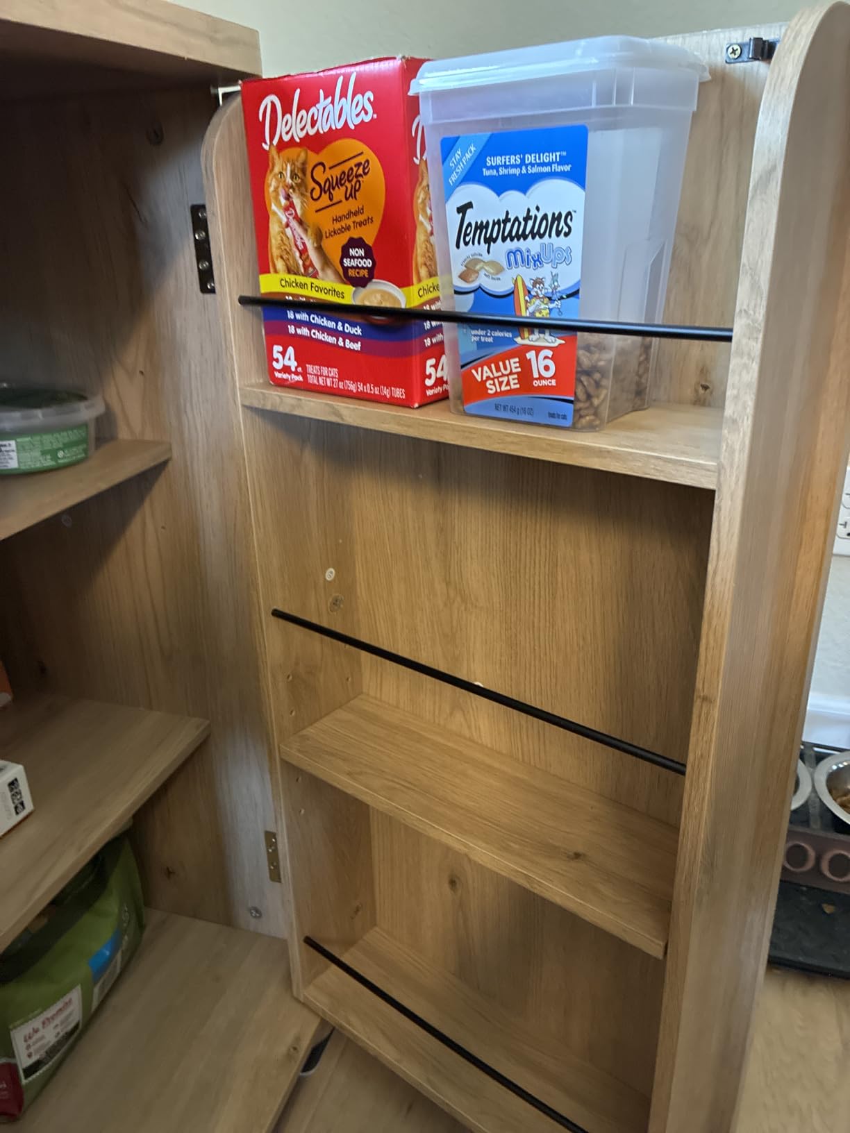 IFGET Curved Buffet Cabinet with Doors, 66