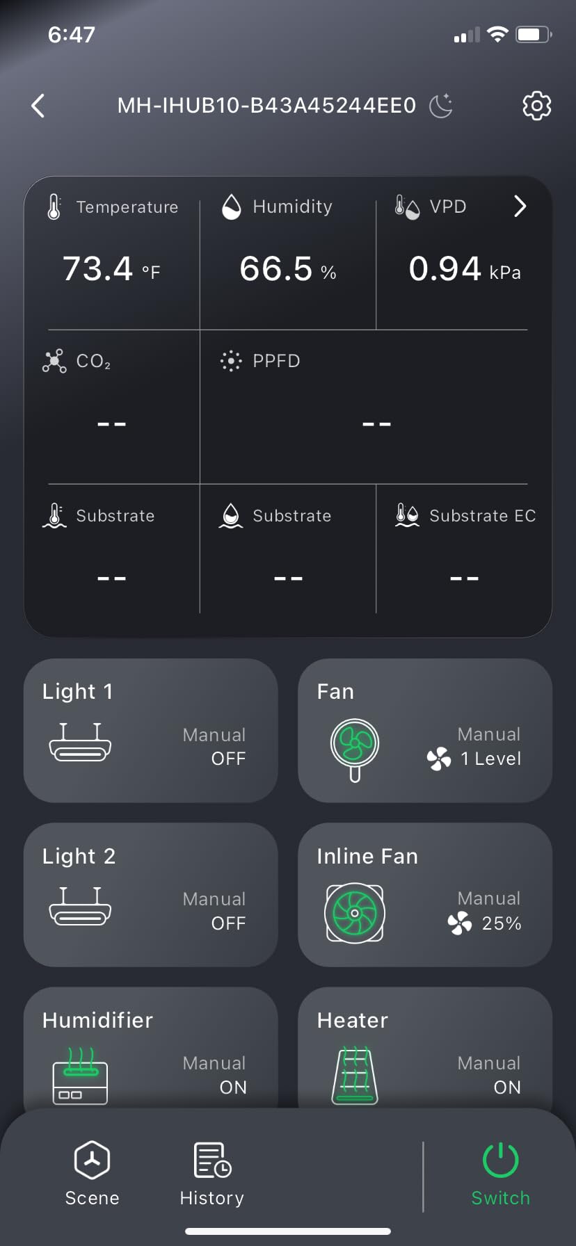 Mars Hydro iHub-Pro 10AC WiFi Power Strip Kit for App Grow Room Control | Environmental Control for Light, Temperature, Humidity & VPD for tents or grow rooms, optimizing every plant growth stage customer photo 2