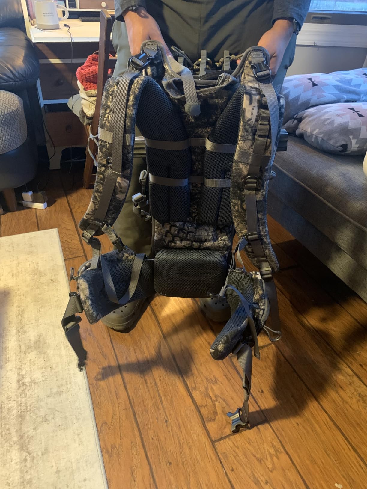 MOXULE Pro 5000 Camo Frame Backpack - Meat Hauler Pack with Rain Cover for Outdoor customer photo 1