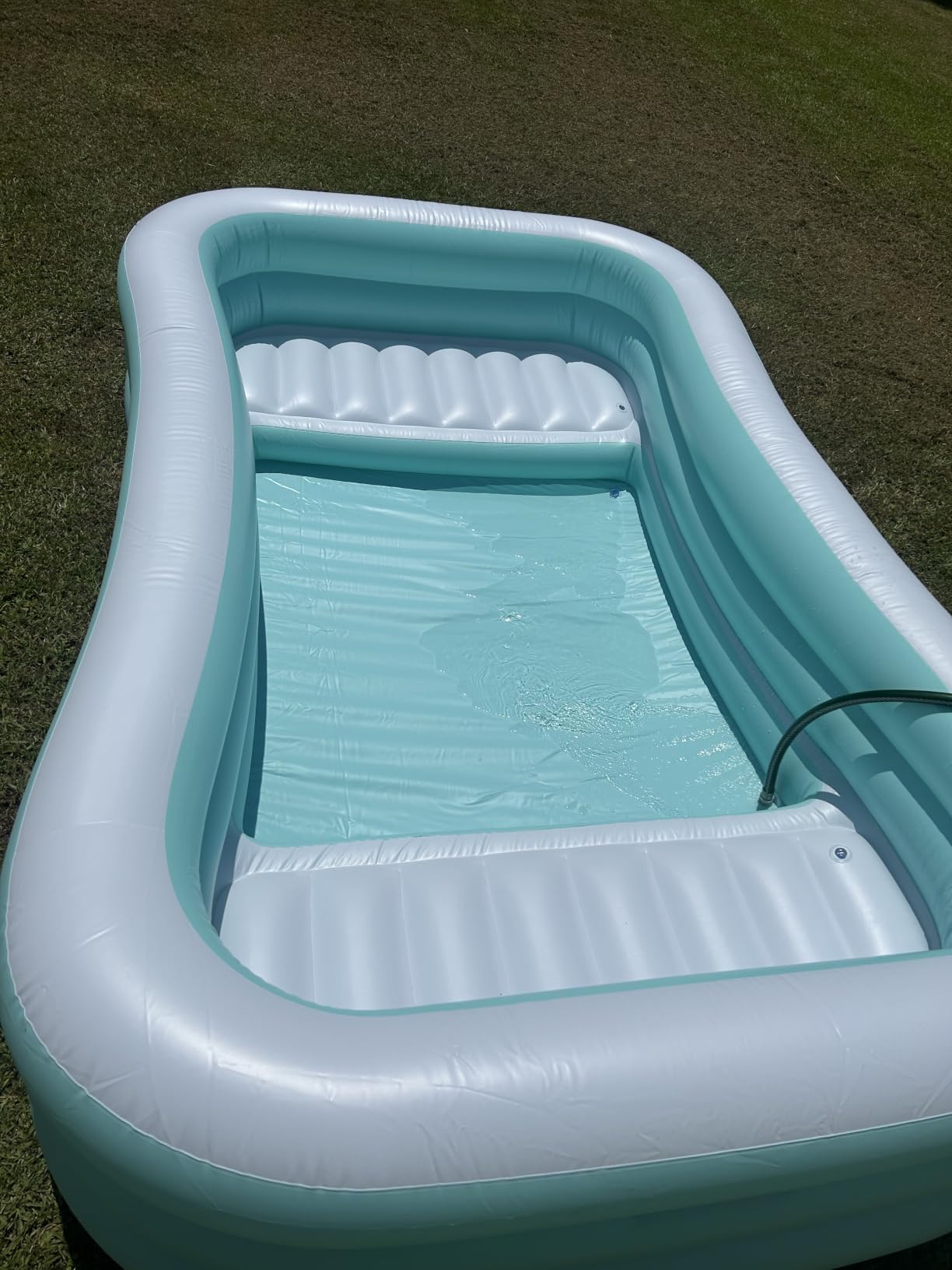 INTEX 58497EP Swim Center Family Lounge Pool: Built-in Cushion Seats - 206 Gallon Capacity - 104