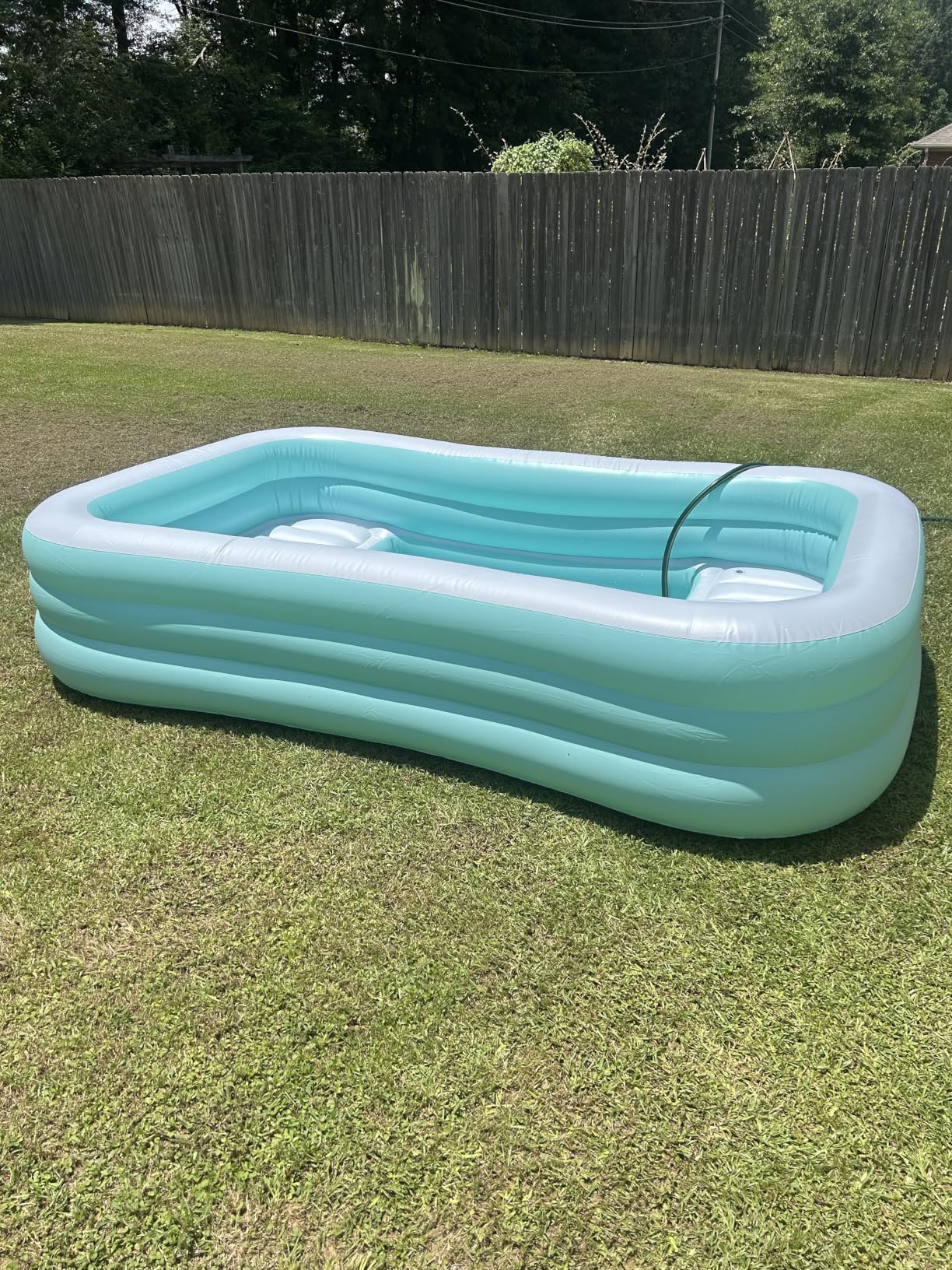 INTEX 58497EP Swim Center Family Lounge Pool: Built-in Cushion Seats - 206 Gallon Capacity - 104