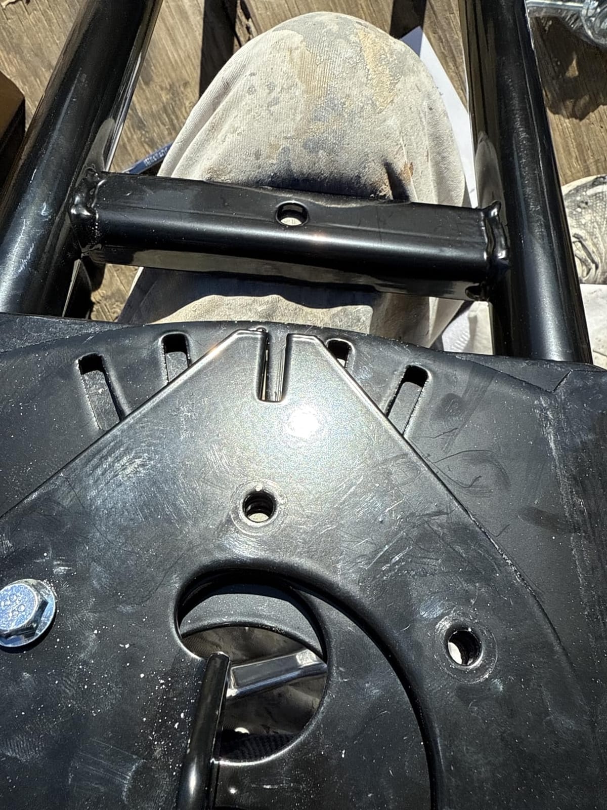 VEVOR Snow Plow Kit, 48in Universal Snow Plow Attachment, Height & Left-Right Adjustable, Quick to Detach, Steel ATV Scrape Blade, 3 Mount Options customer photo 2