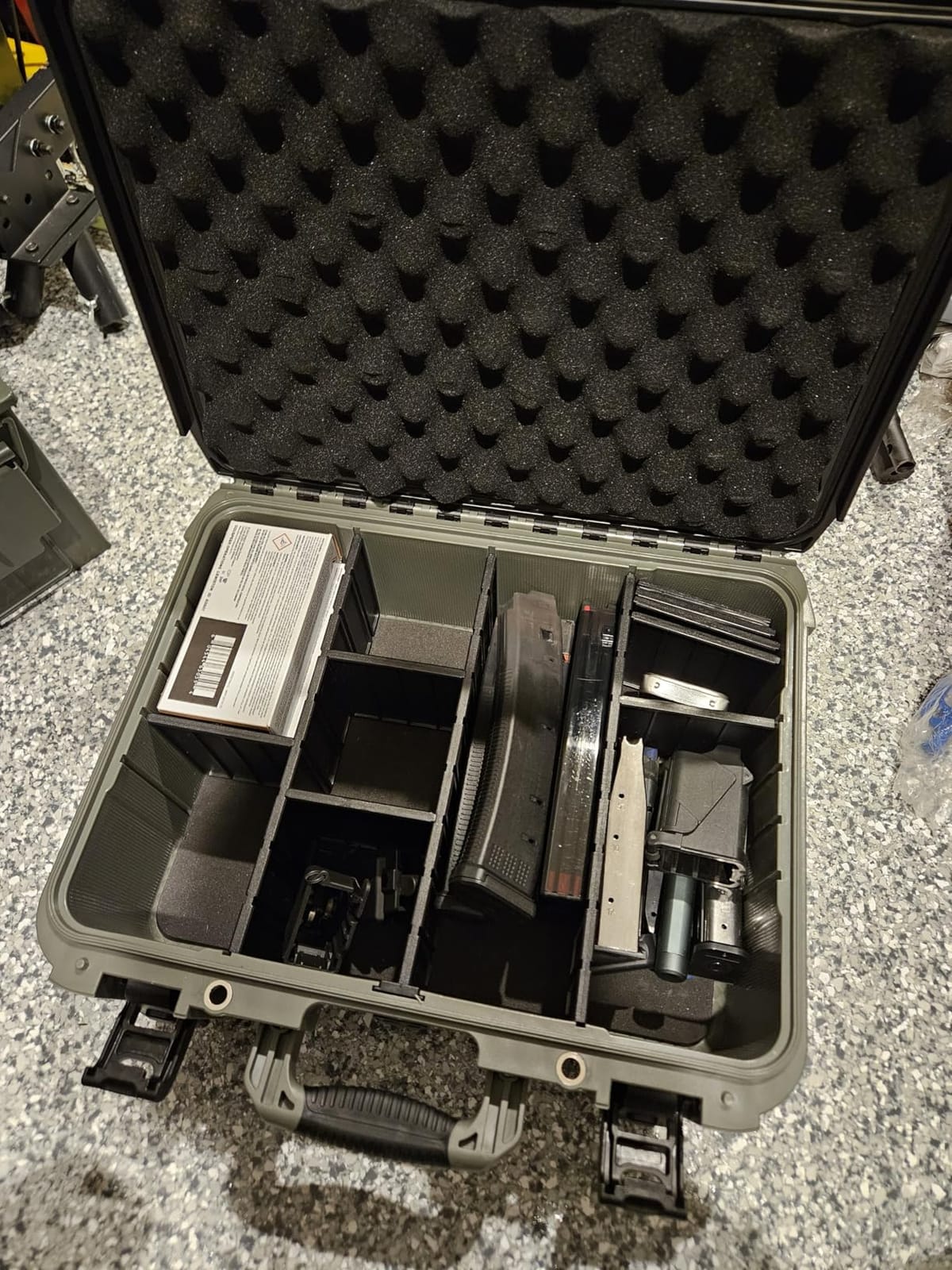 Waterproof Lockable Ammo Storage Box - Heavy Duty Ammo Organizer Case with 8 Adjustable Dividers for Handgun, Rifle & Shotgun Ammo, Secure Ammo Crate, Safe & Organized (Extra-Large Capacity) customer photo 1