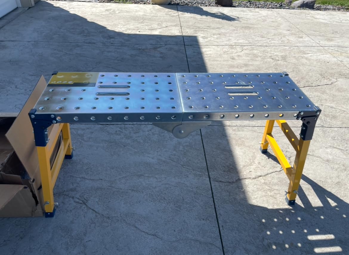 VKE Galvanized Folding Work Platform 47