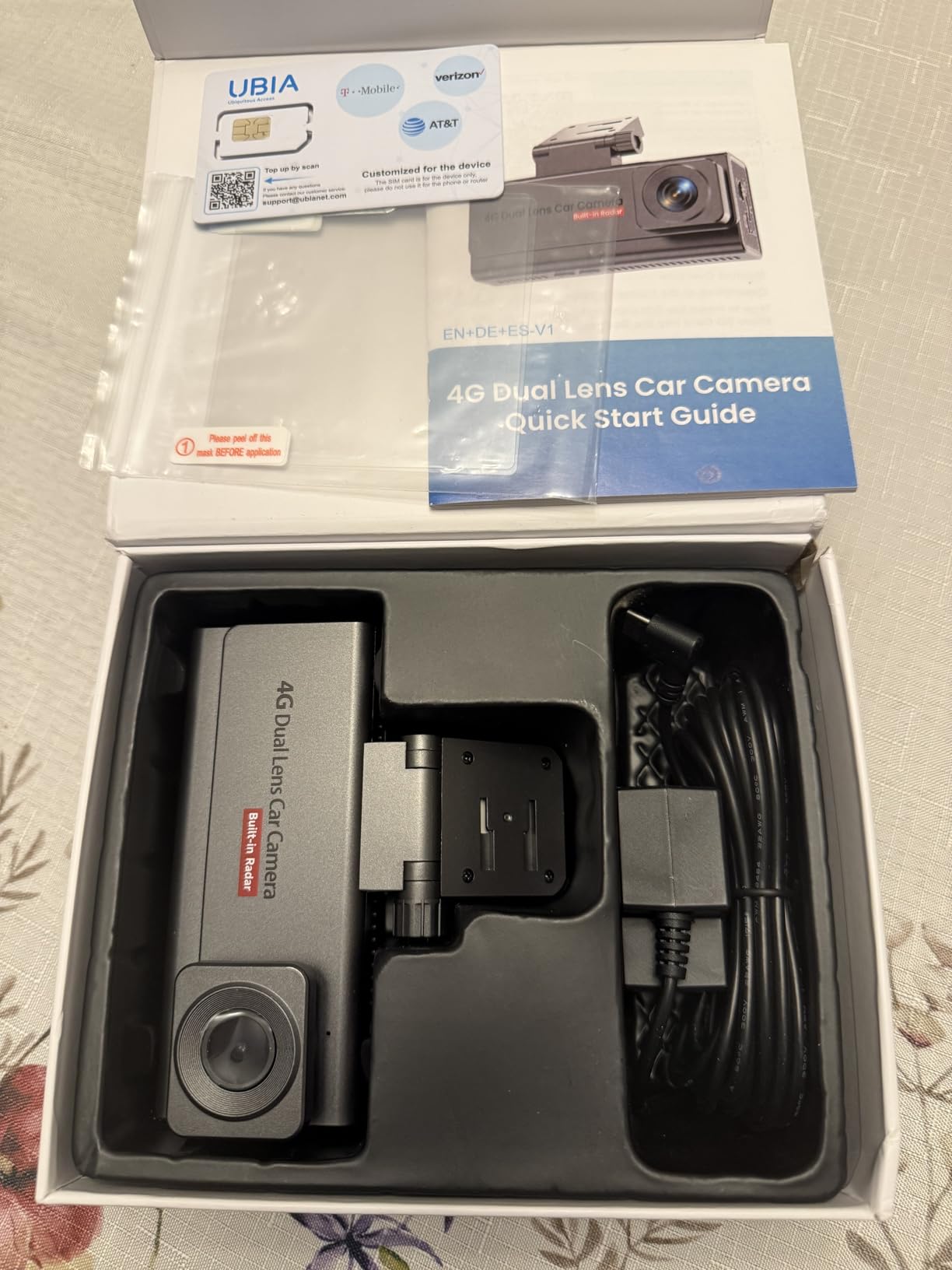 4G LTE Dash Cam with SIM Card, Remote Live View & 24/7 Parking Monitor | Car Security Camera with AI Motion Alerts, 2-Way Talk, G-Sensor, SD/Cloud, Theft & Vandalism Protection for Fleet & Family customer photo 1