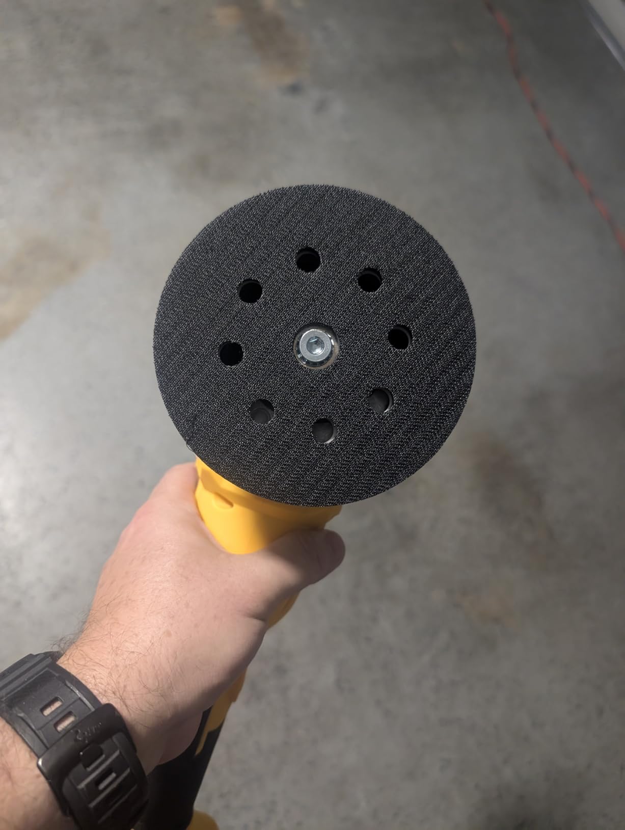 Brushless Car Buffer Polisher for Dewalt 20V Max (No Battery), 15mm Dual Action Orbit, 5-Speed Control, 5-Inch Backing Plate, Smooth Low-Vibration Operation customer photo 1