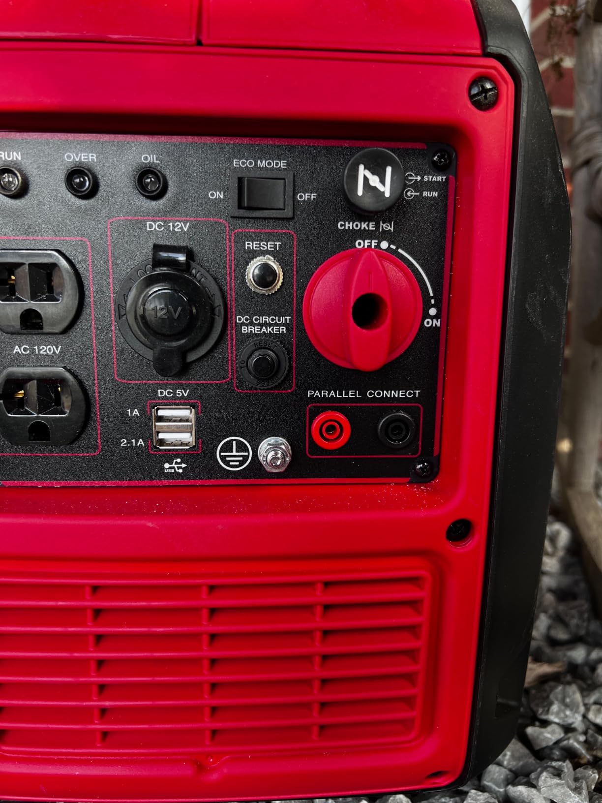 PowerSmart 3800 Watt Dual Fuel Inverter Generator for Camping or Home Use | CO Protect, Long Runtime customer photo 1