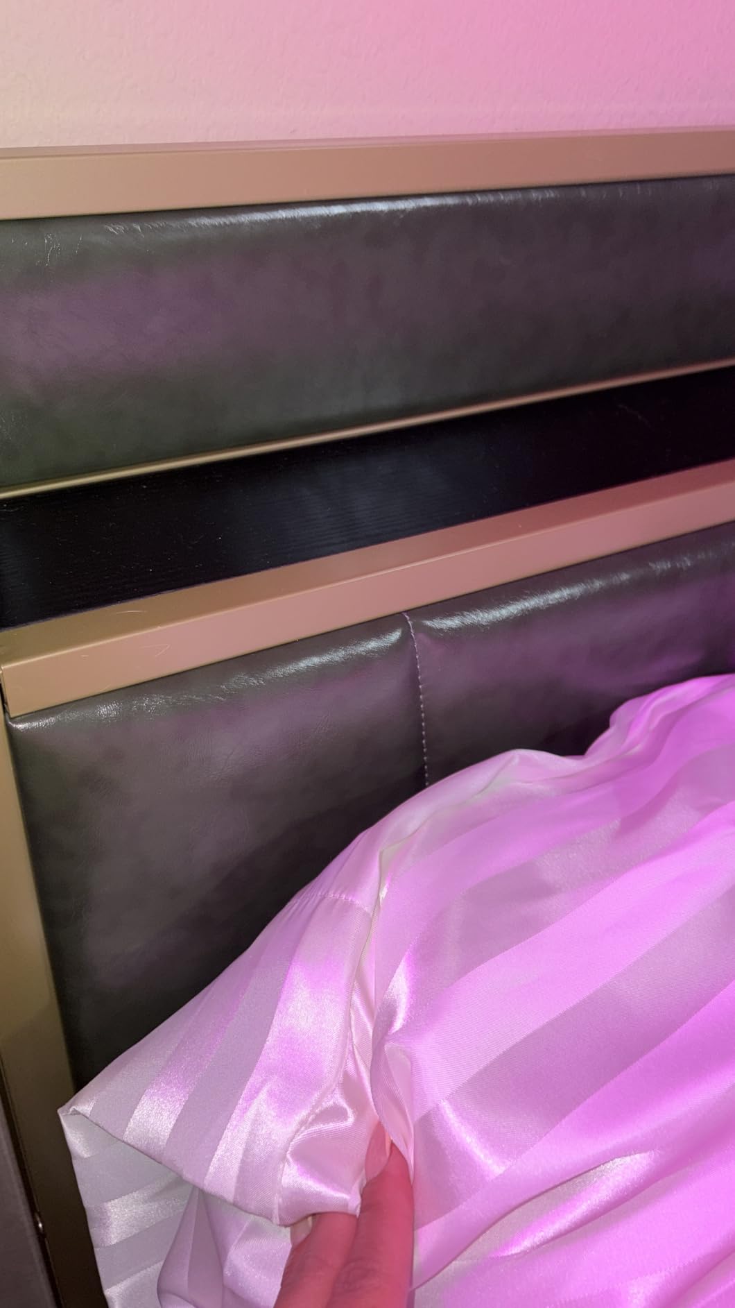 LIKIMIO King Bed Frame with 4 Storage Drawers, Platform Bed with Charged Headboard, Sturdy and Stable, No Noise, No Box Spring Needed, Easy Install, Wood and Cream customer photo 2