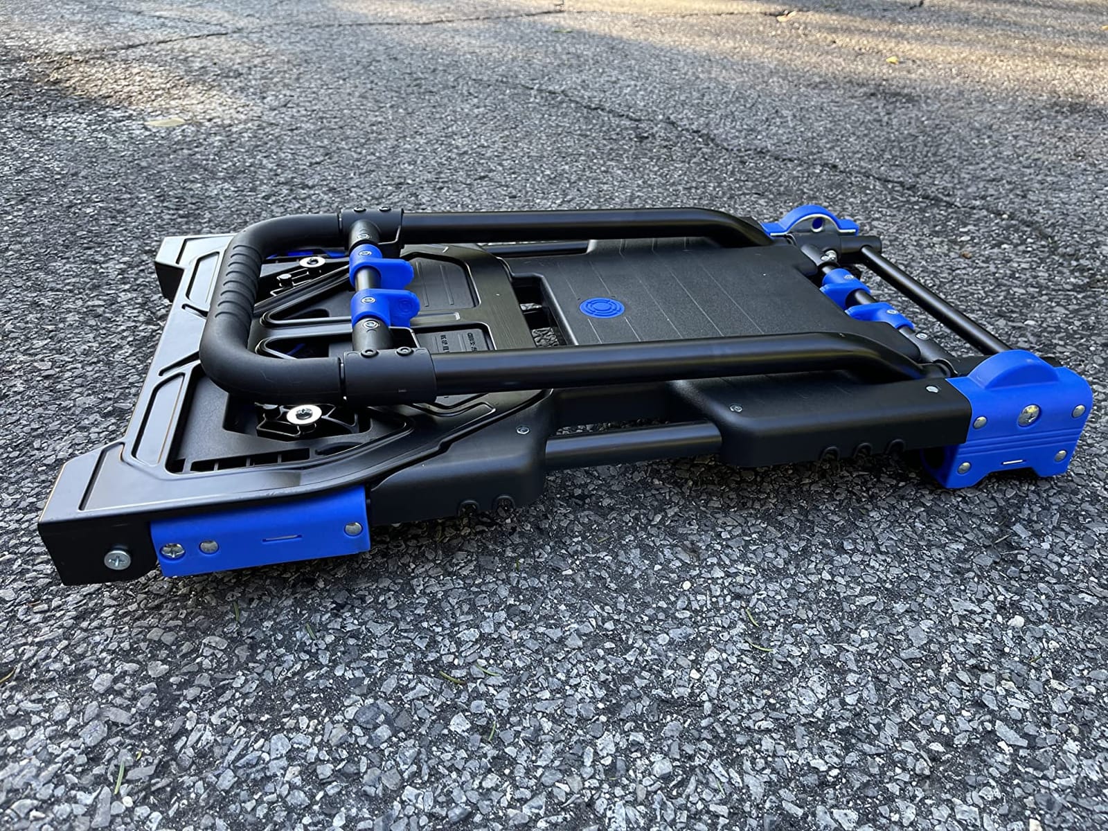 Upgraded 3 in 1 Convertible Folding Hand Truck with Brakes, Hand Truck Dolly Heavy Duty 660lbs Capacity, Stair Climbing Cart with Adjustable Shovel Board and Fixed Handle for Moving customer photo 1