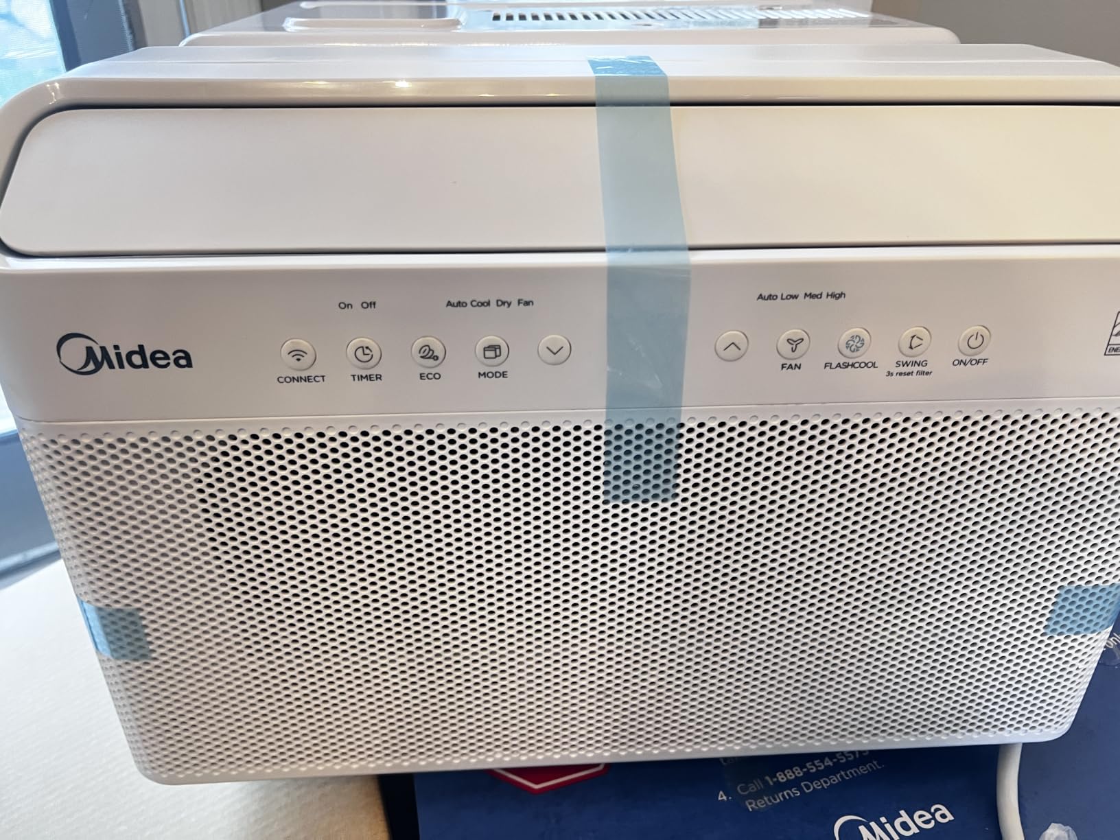 Midea 12,000 BTU U Shaped Smart Inverter Window Air Conditioner - Cools 550 Sq Ft, Ultra Quiet with Open Window Operation - Alexa/Google Assistant Compatible, 37% Energy Savings, Remote (2026 Edition) customer photo 1