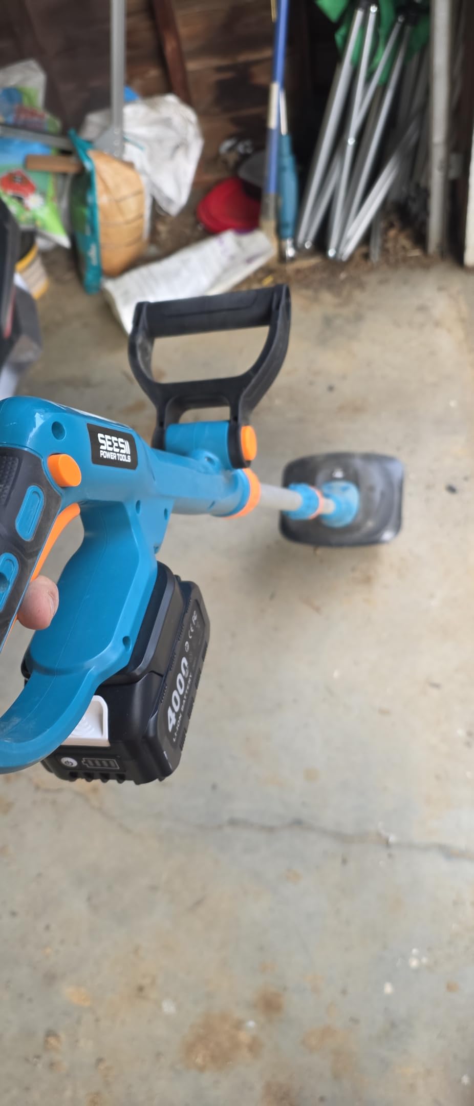 Seesii 40V Cordless Tiller for Gardening, 12