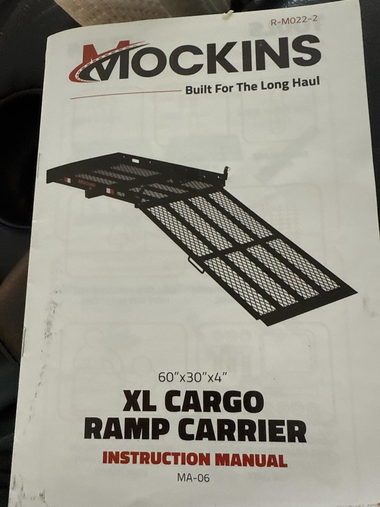 Mockins Folding Trailer Hitch Cargo Carrier with Ramp for Wheelchair | 48