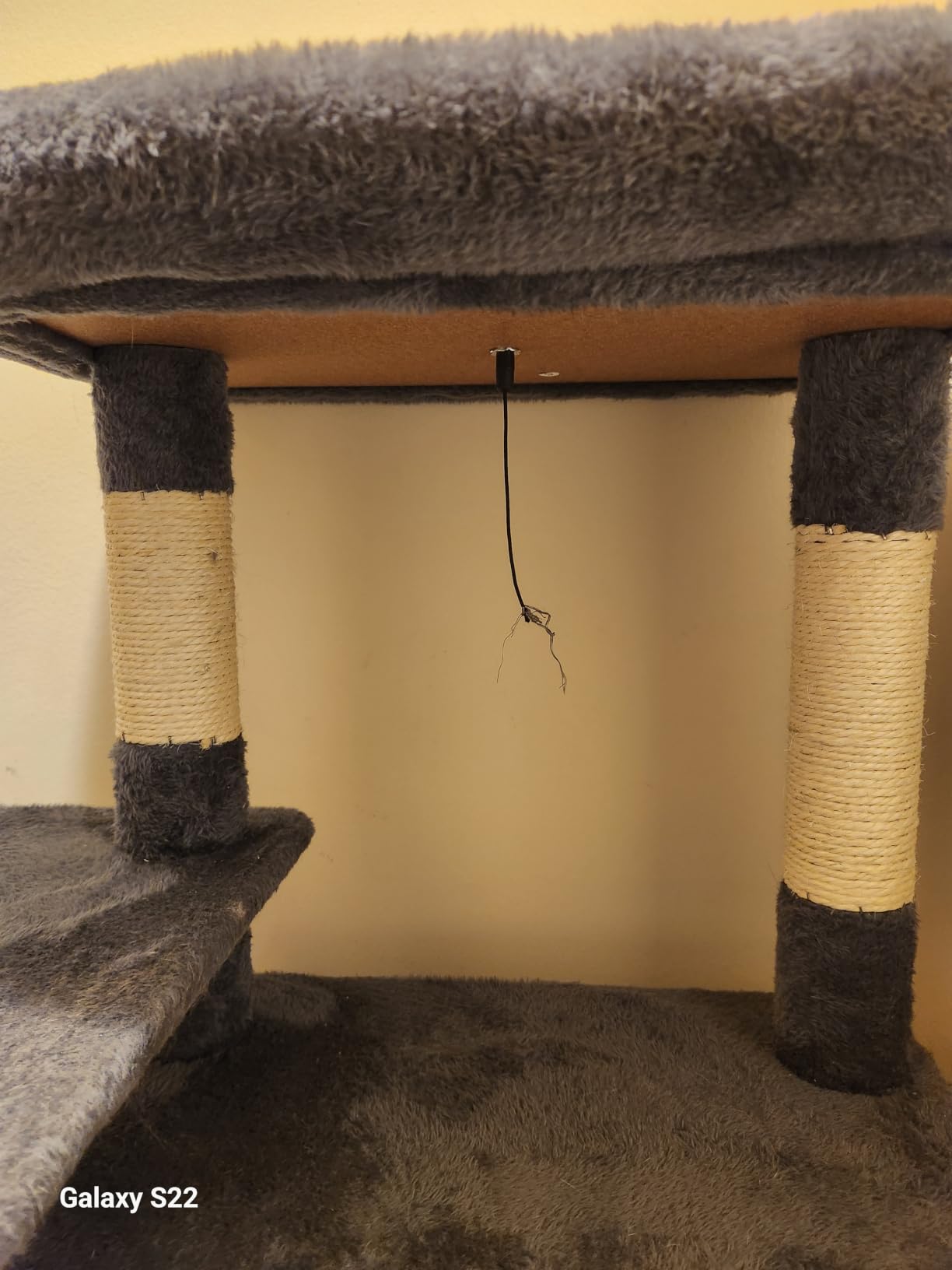 Cat Craft Cat Tree 63 Inch Cat Tower for Indoor Cats, Multi-Level Cat Tree for Large Cats 20 lbs+ Heavy Duty Cat Tower with Sisal Scratching Posts, Hammock, Condo and Extended Platform, Dark Grey customer photo 2