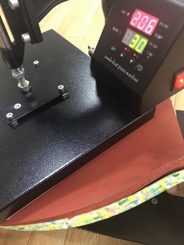 8 in 1 Heat Press Machine 15x15 Inch, Heat Transfer Press for T-Shirts, Mugs | Swing Away Digital Sublimation Heat Press with 20oz & 30oz Tumbler Attachments for T-Shirts, Mugs, Hats & Plates, Seeutek customer photo 1