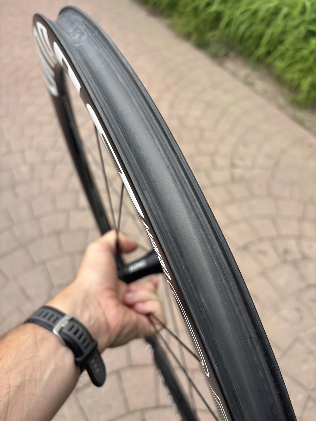 WINSPACE UNAAS HARD SE Carbon Fiber Wheelset 700C Disc Brake Ultralight 1580g 50mm Depth Road Bike Wheels, Tubeless Ready customer photo 1
