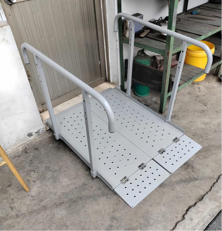 RDCMKL Wheelchair Ramp with Handrails, 3-10