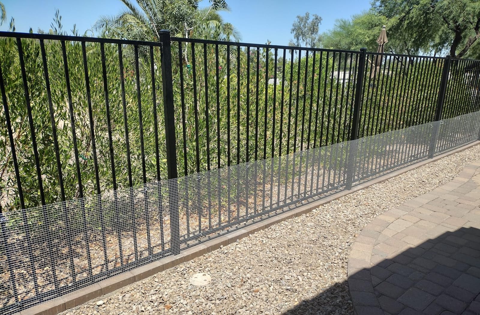 Metal Garden Fence, Hot Dip Galvanized After Welding, 2