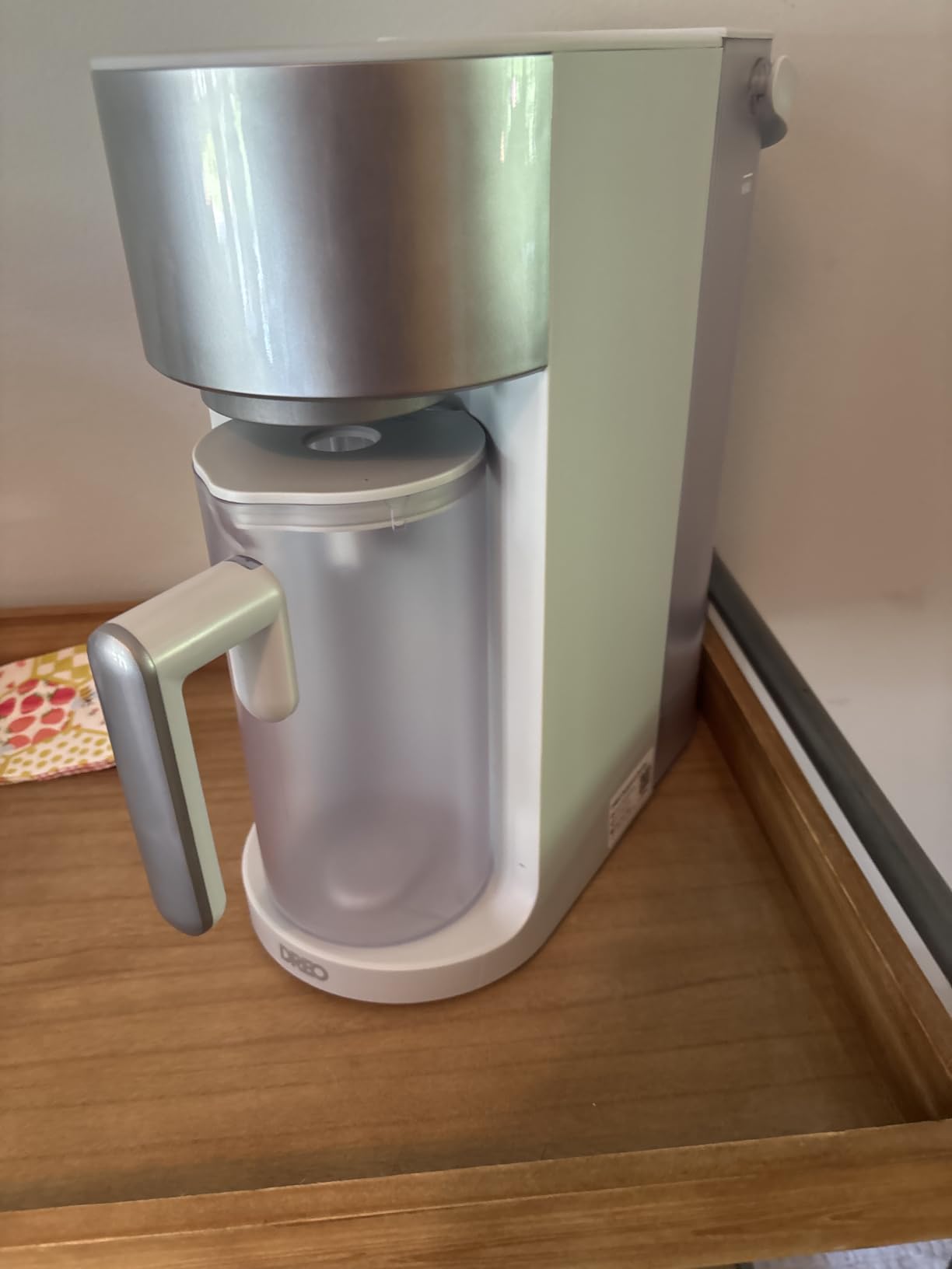 DREO Reverse Osmosis Water Filter Countertop, RO Filtration System, 3:1 Pure to Drain, TDS & Filter Life & 2 Autofill Pitchers, Install-Free customer photo 1