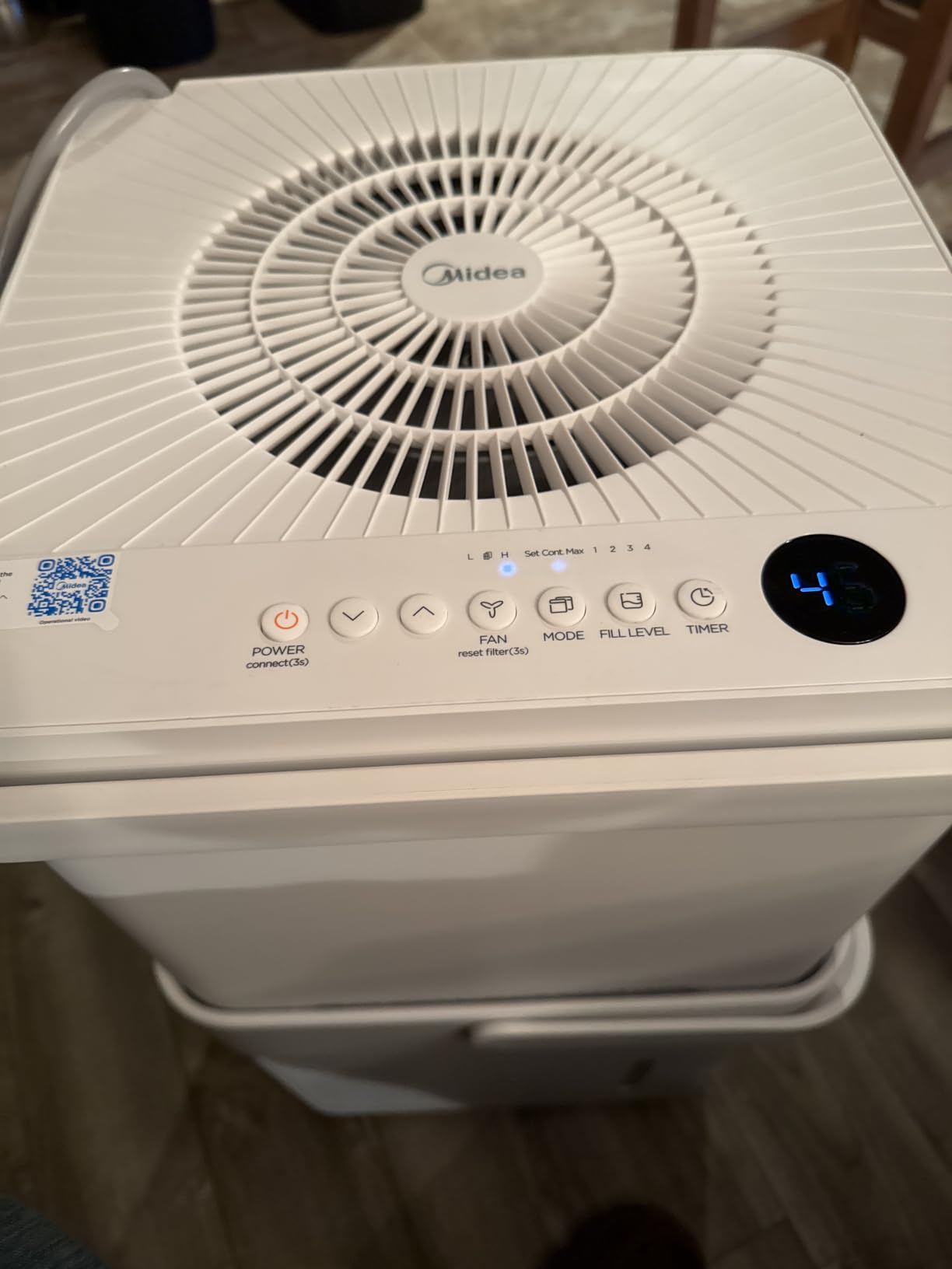 Midea Cube 50 Pint Dehumidifier for Basement, 4,500 Sq. Ft, Energy Star | Large Capacity Water Tank with Drain Hose, Wi-Fi Enabled, Works with Alexa, Quiet Operation for Home, Bedroom customer photo 1