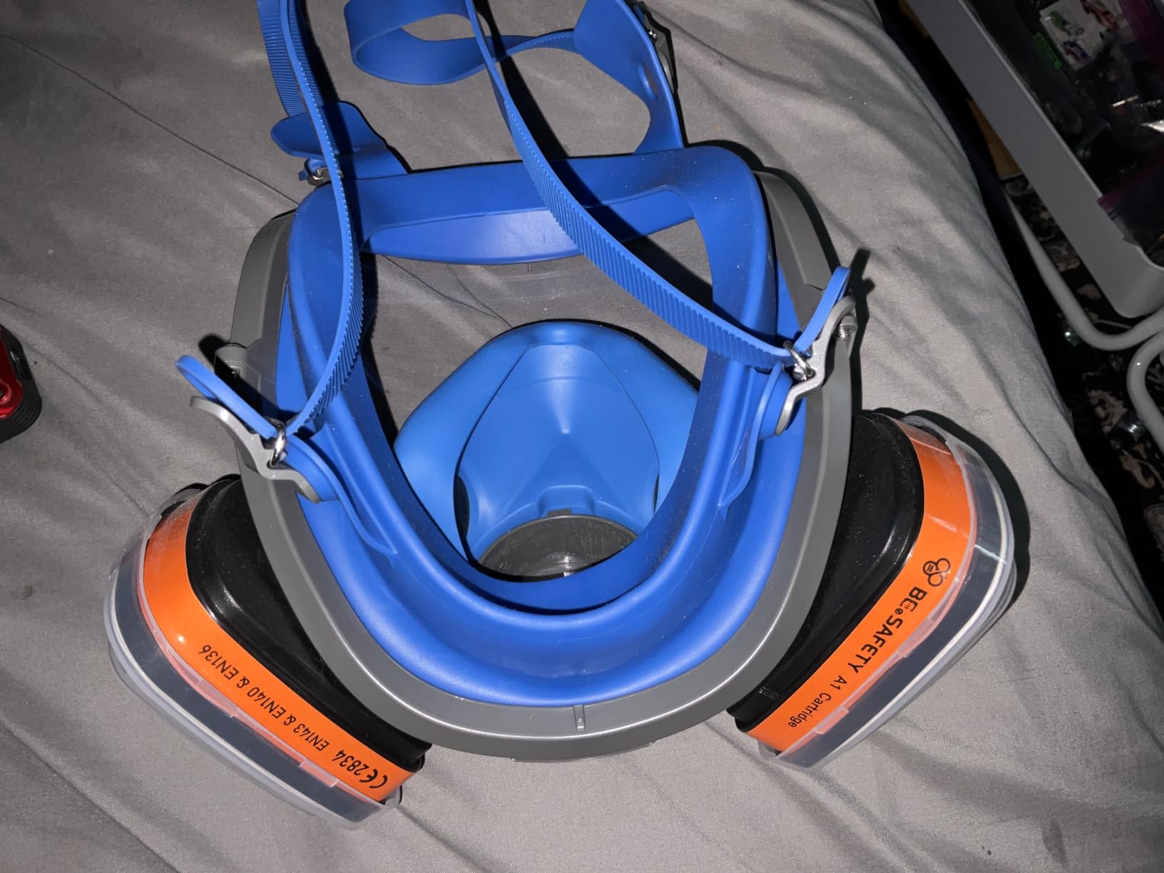 Reusable Respirator Mask with A1 & P2 Filters for Dust, Gas, Painting, Woodworking, Sanding, Construction, Cleaning customer photo 1