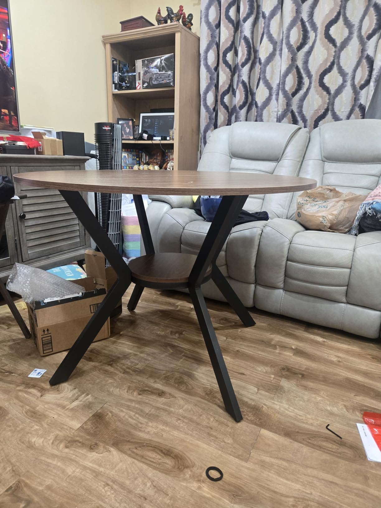 Extendable Dining Room Table for 4 6 8, 55