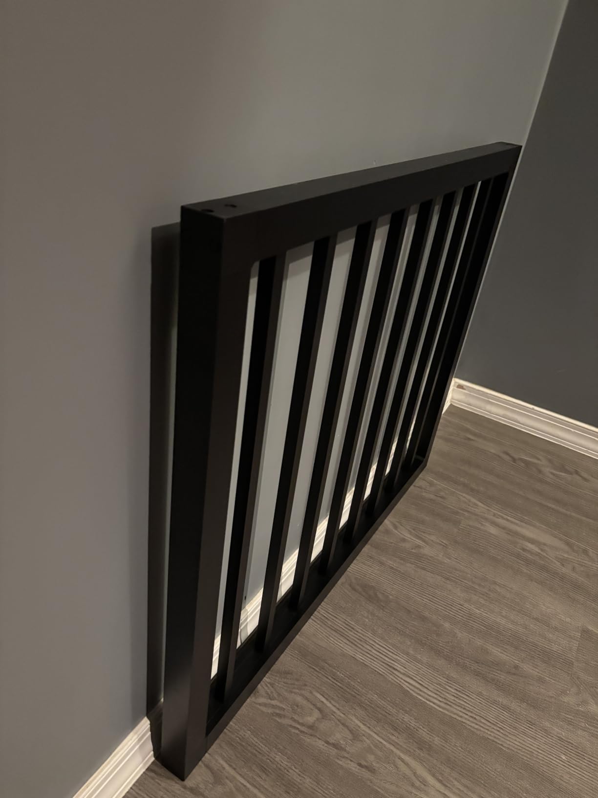 36 inch H x 40 inch W Heavy Duty Aluminum Picket Gate Kit - Modern Minimalist Design, AAMA 2604 Powder-Coated Textured Black, Rust and Corrosion Resistant, Maintenance-Free, Easy Installation customer photo 2