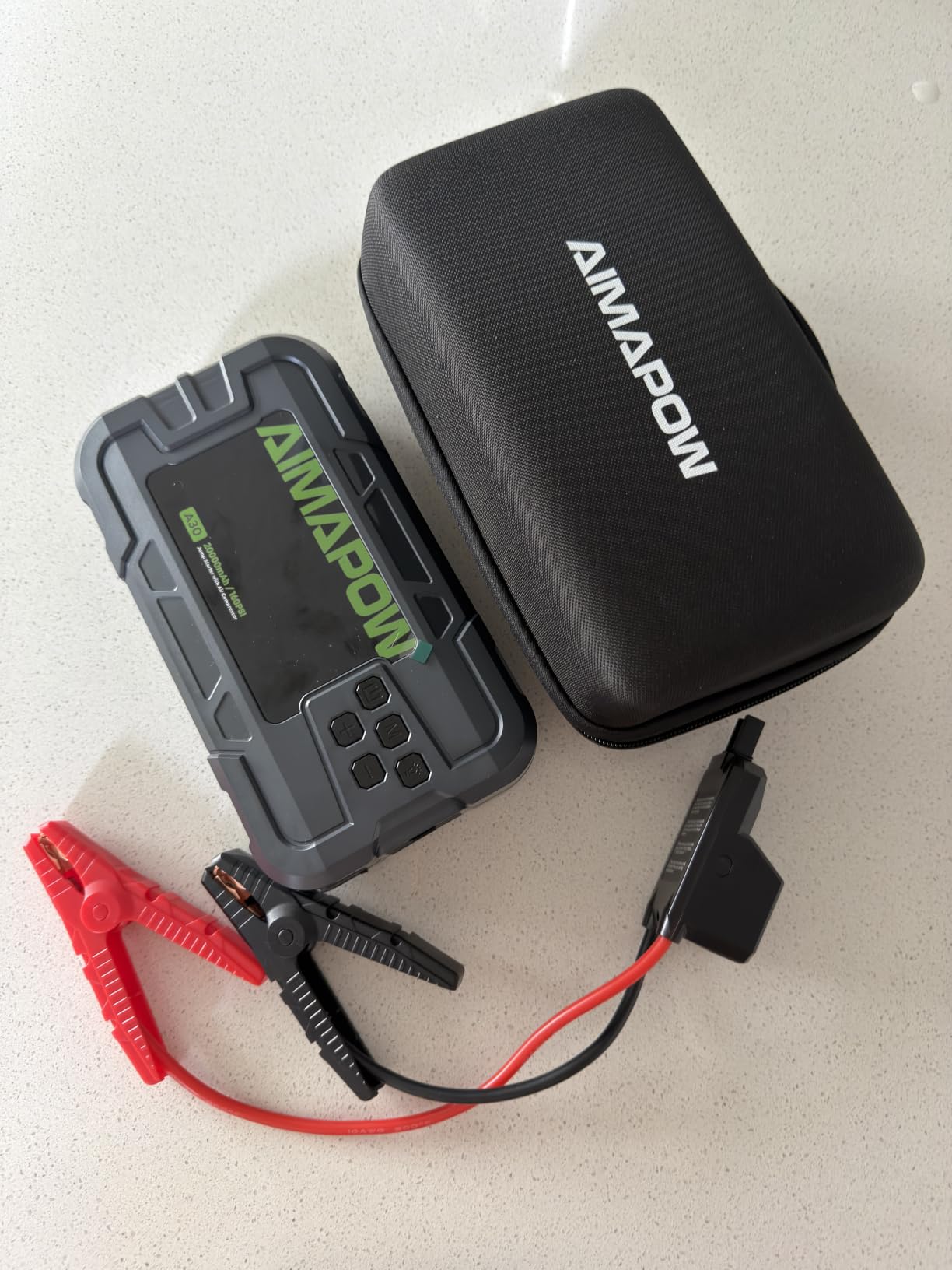 Car Battery Jump Starter with Air Compressor 8000A 160PSI, Jump Starter Portable (All Gas/12L Diesel), 12V Car Jump Starter with Inflator, Jump Box Quick Charge and 270 LED Light customer photo 1