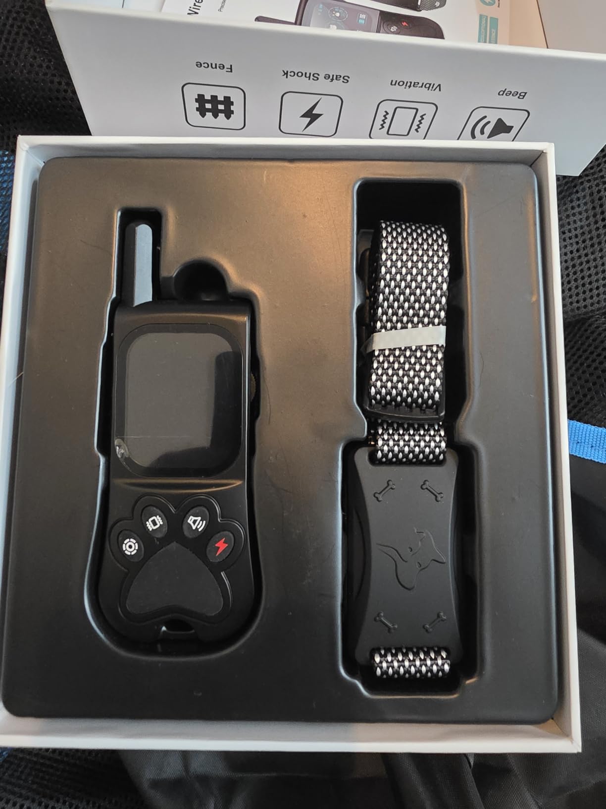 Wireless Dog Fence System, 2-in-1 Electric Dog Fence & Training Collar with Remote, 180 Days Standby Time Training Collar with Color Screen Remote, Pet Containment System for All Dogs customer photo 2