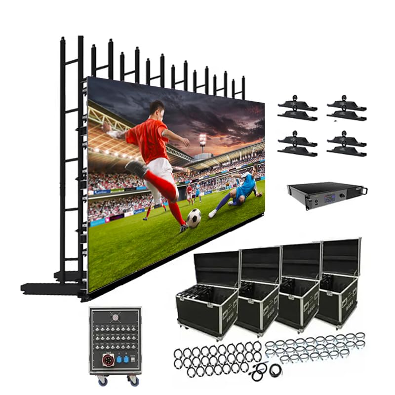 LED Video Wall Panel, Rental LED Display Screen, Giant Stage Backdrop Advertising Screen, P2.91 P3.9 P4.81 Modular LED Display for Events & Commercial Advertising (20, P4.81, 50*50cm(1.64ft*1.64ft)) customer photo 2
