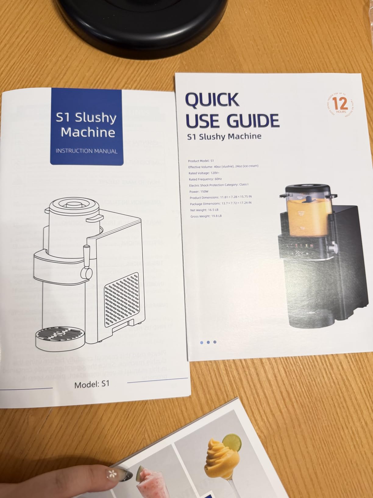Slushie Machine for Home, Ice Cream Maker, 30OZ, Light Gray | Slushy Margarita Frozen Drink Soft Serve Ice Cream Machine, 7 Preset, No Ice Needed, Fast Freeze, Temp Control, Easy to Clean customer photo 1
