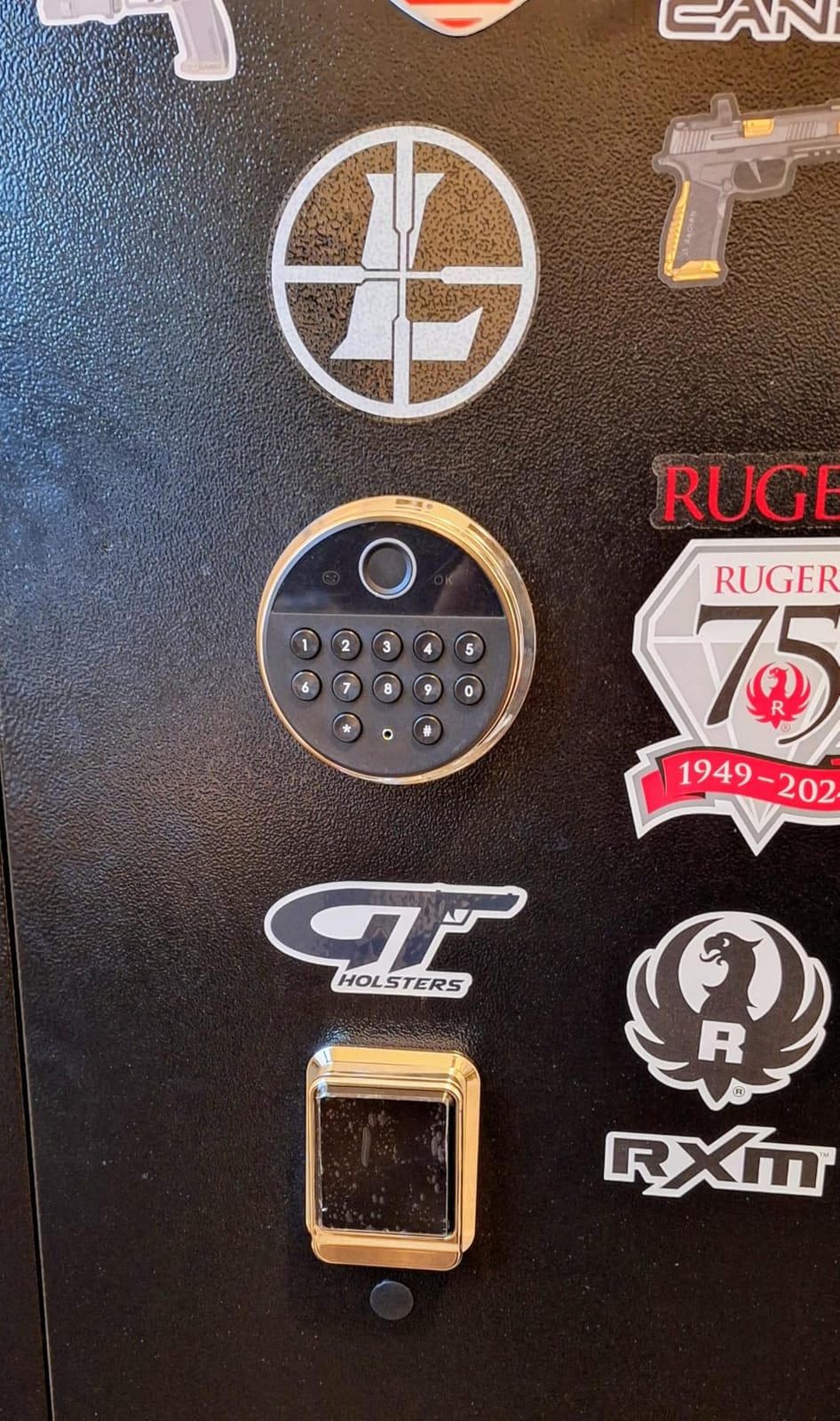 [No Assembly Required] Gun Safe for Rifles and Pistols, with Biometric Quick Access Gun Locker, Shotgun Safe, Large Gun Cabinet and Password Lock, 57
