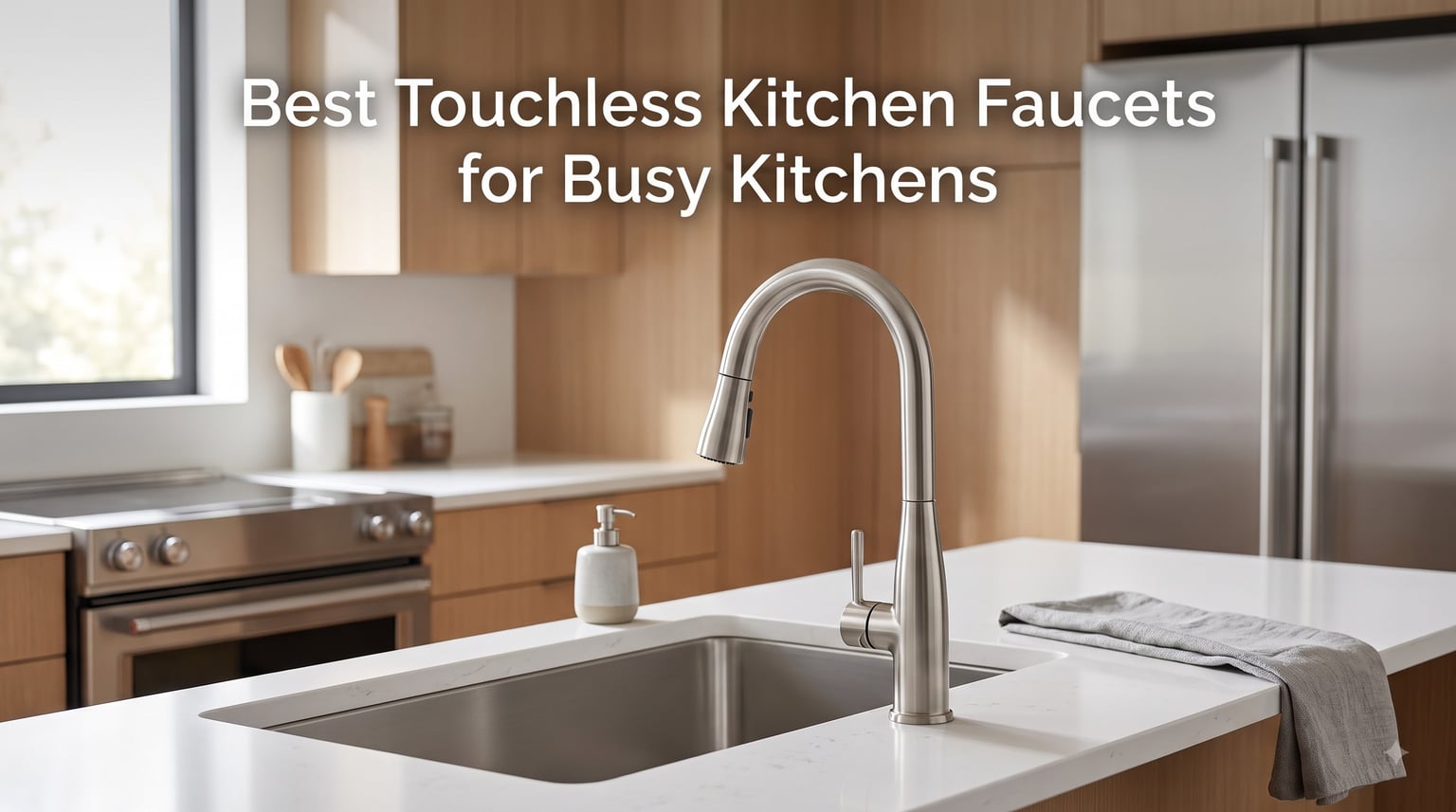 Best Touchless Kitchen Faucets for Busy Kitchens