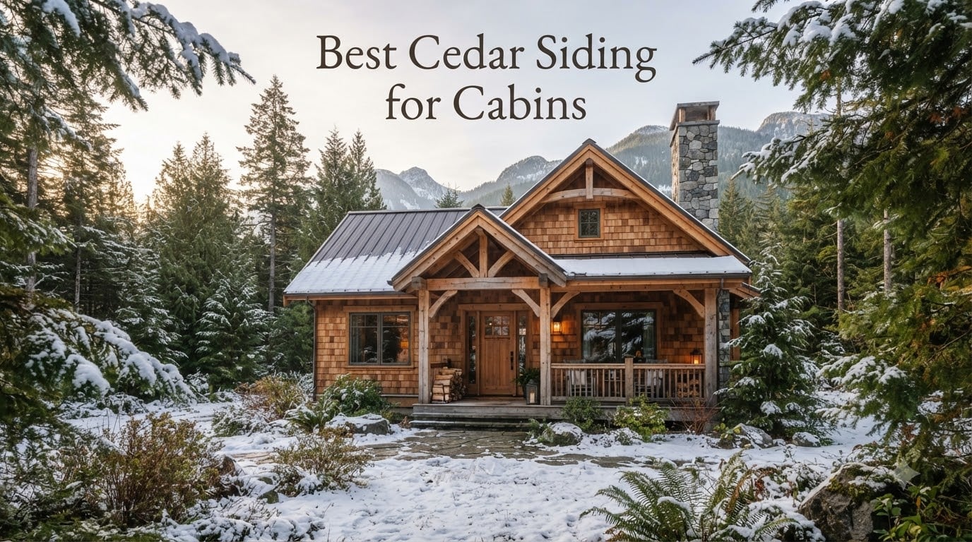 Best Cedar Siding for Cabins