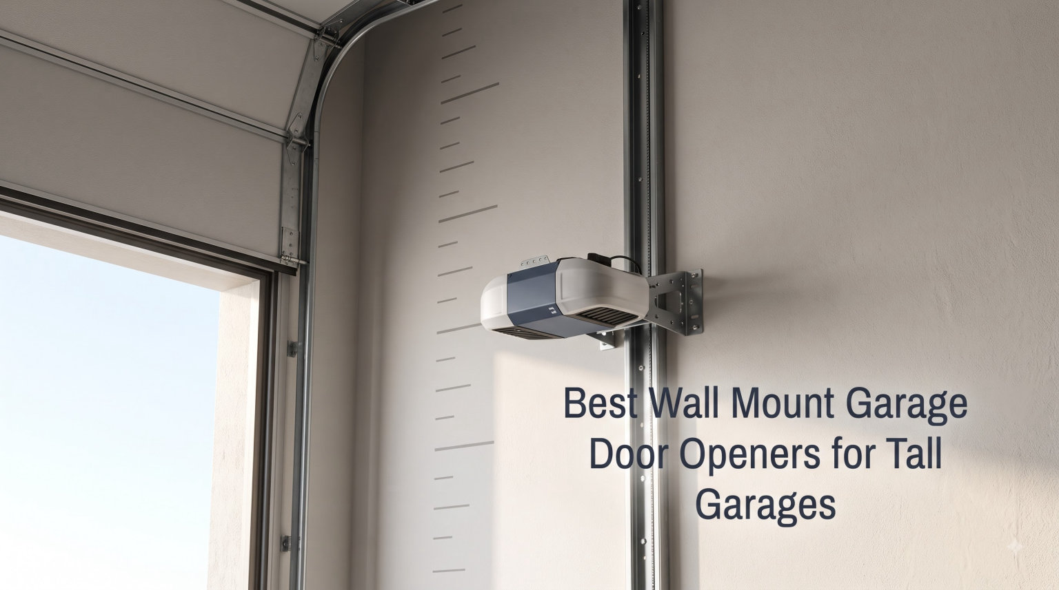 Best Wall Mount Garage Door Openers for Tall Garages