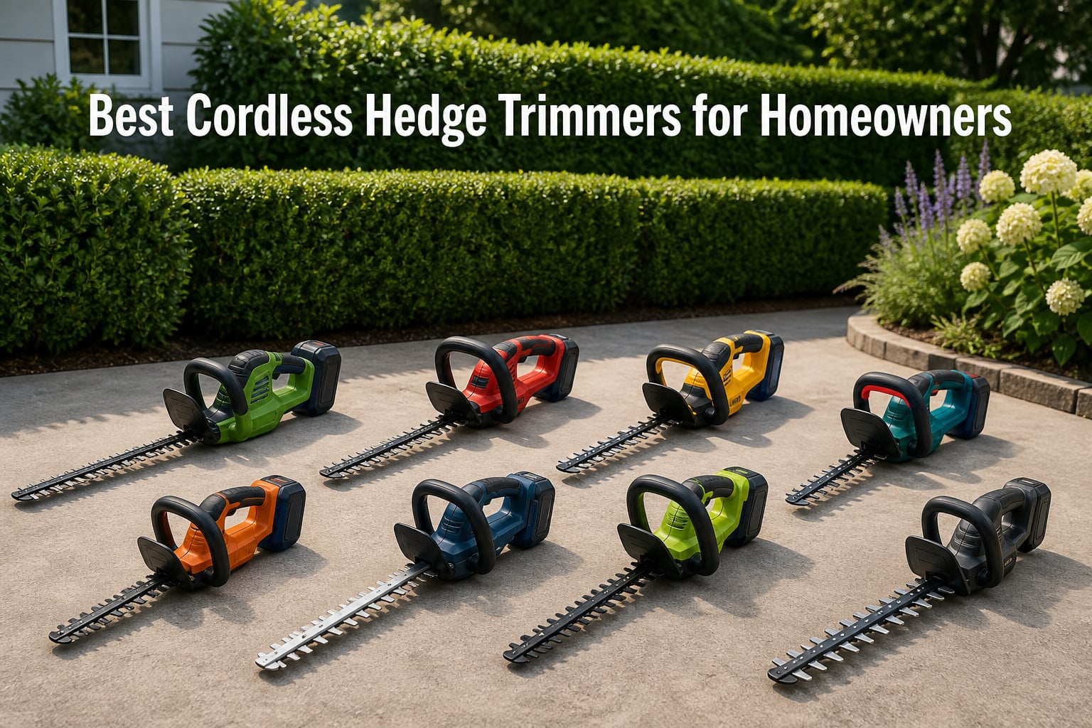 Best Cordless Hedge Trimmers for Homeowners