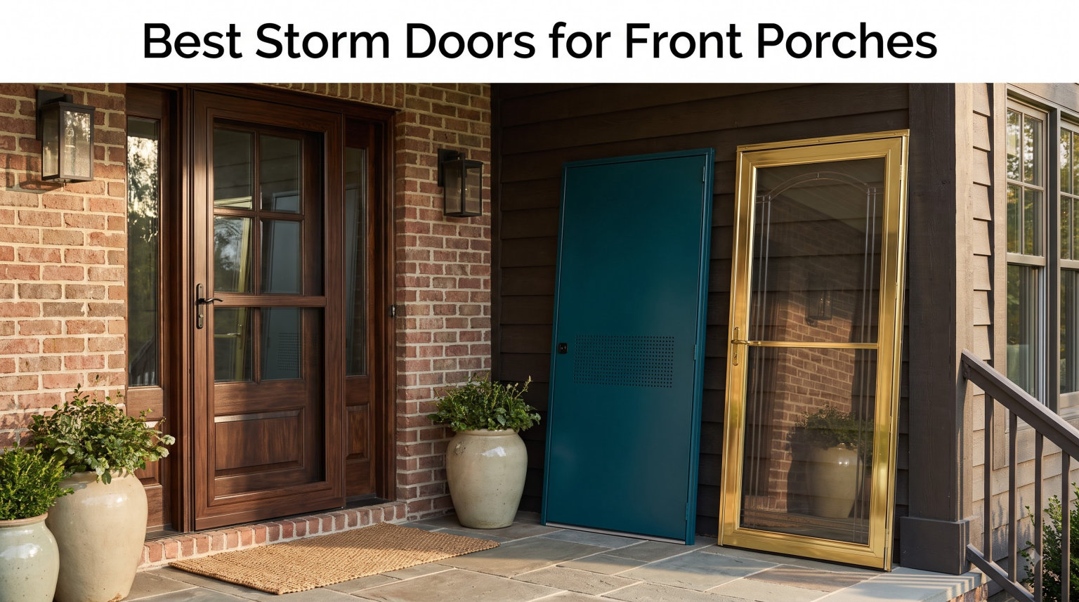 Best Storm Doors for Front Porches