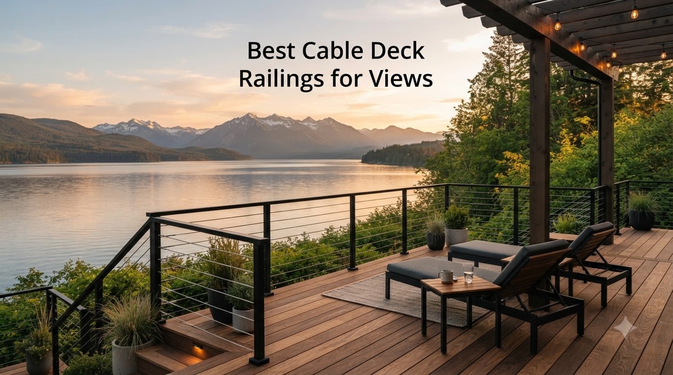 Best Cable Deck Railings for Views